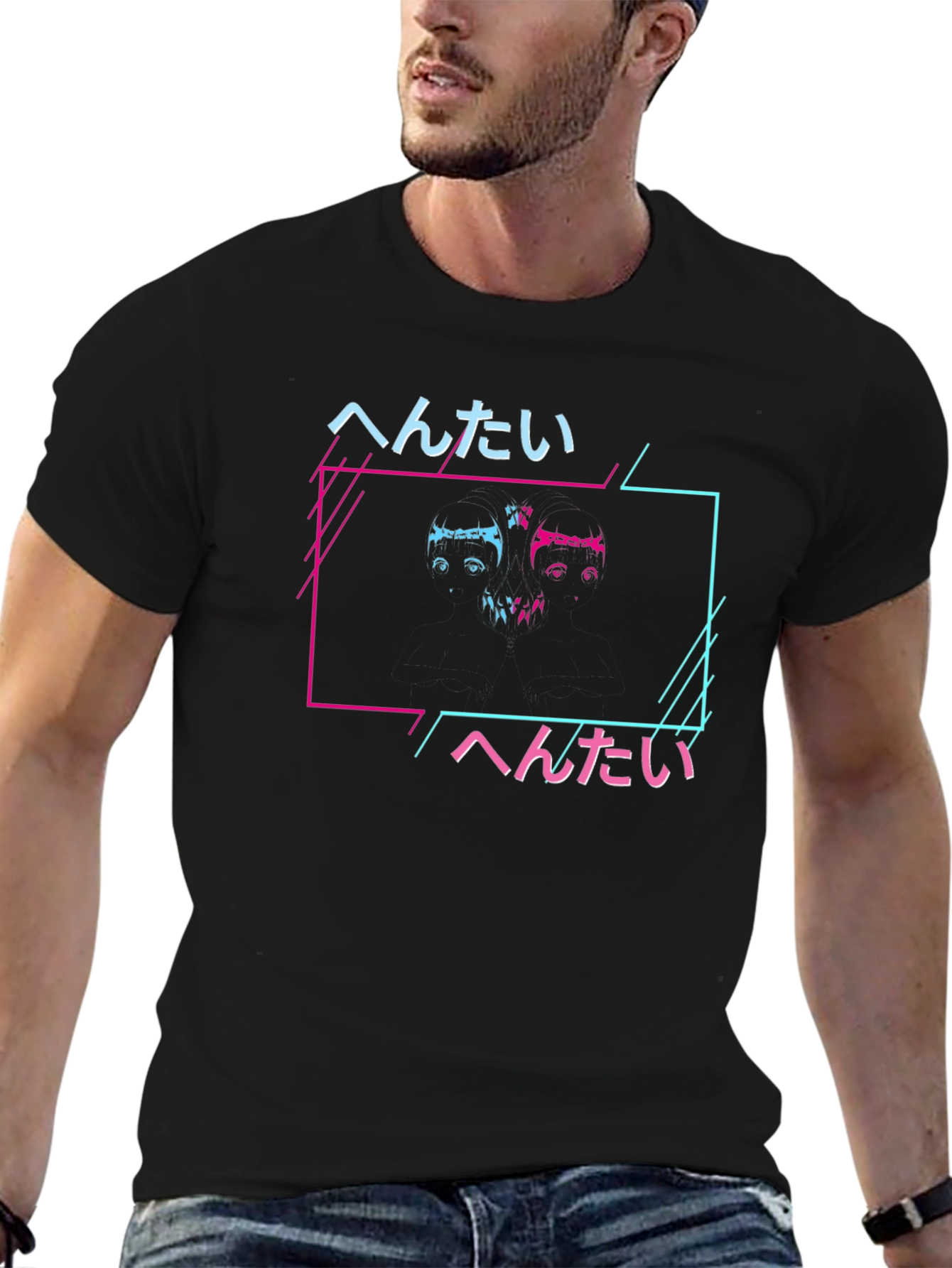 Hentai Japanese Graphic Print T-Shirt