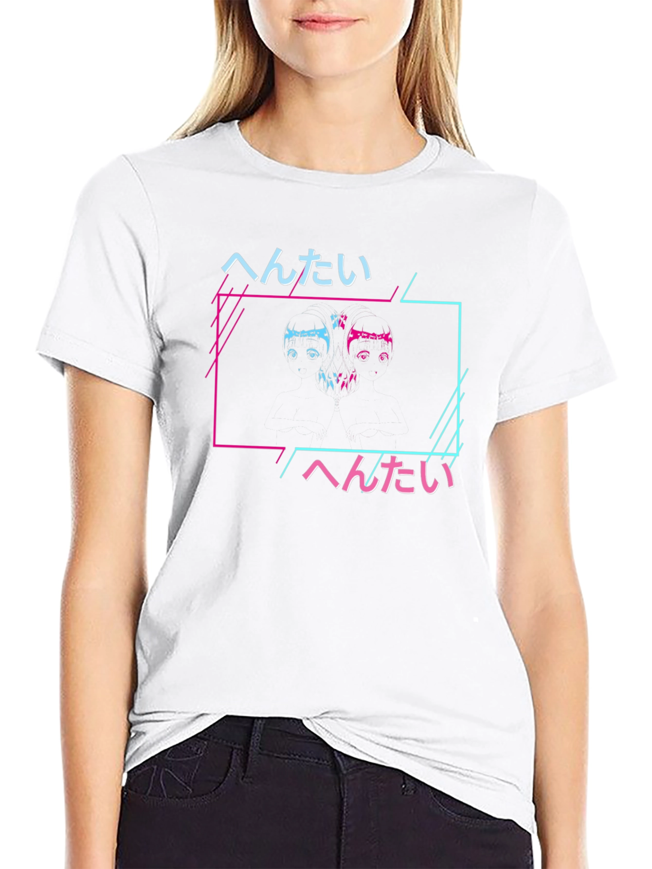 Hentai Japanese Graphic Print T-Shirt