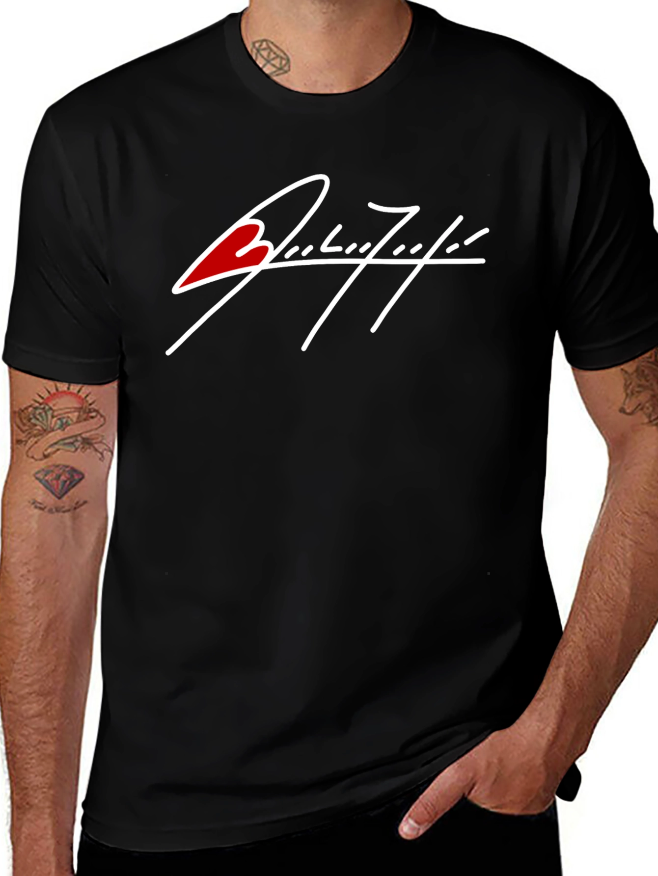 Signature Graphic Tee - Black