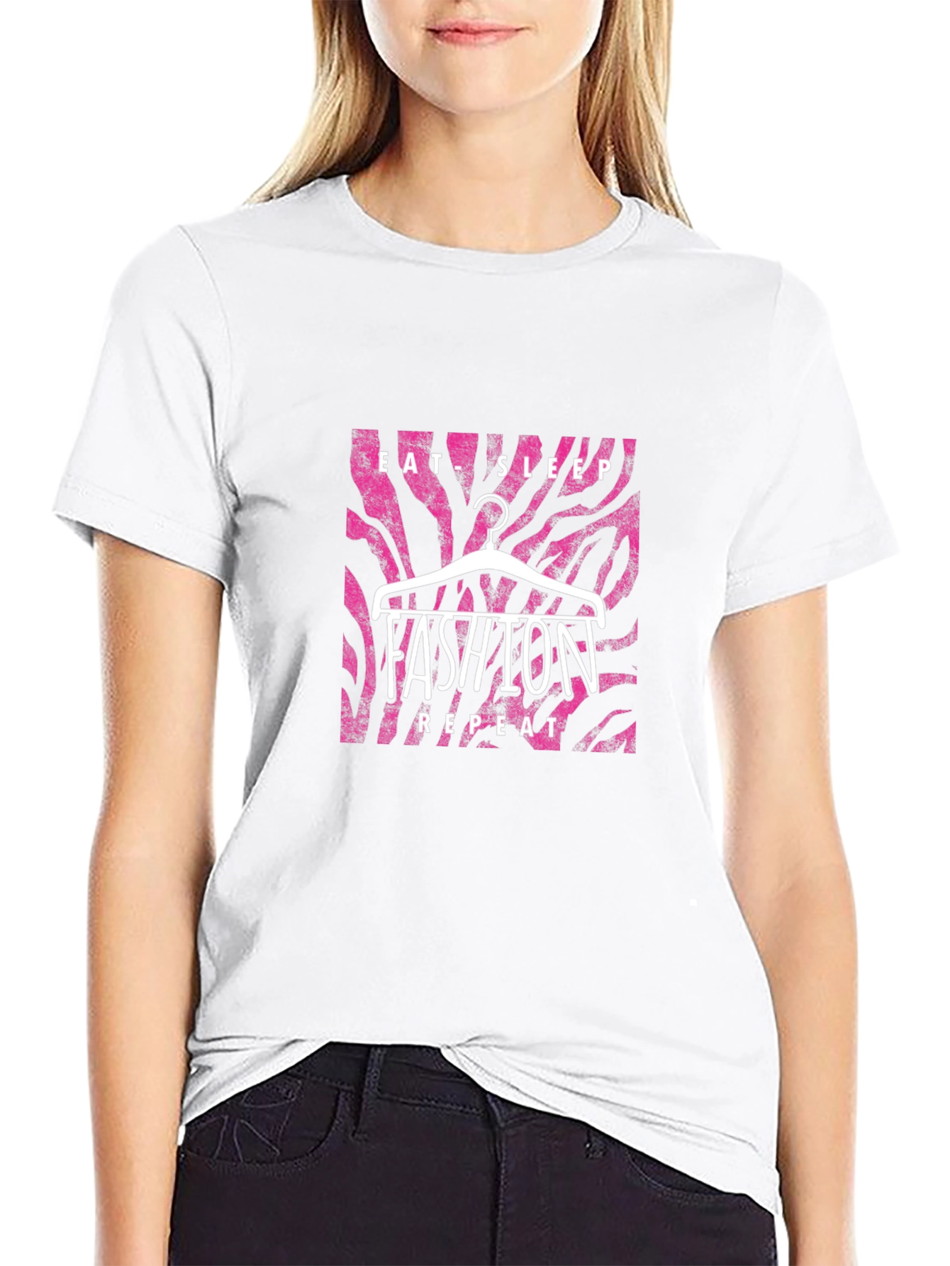 Fashion Hanger Tee - Eat Sleep Fashion Repeat