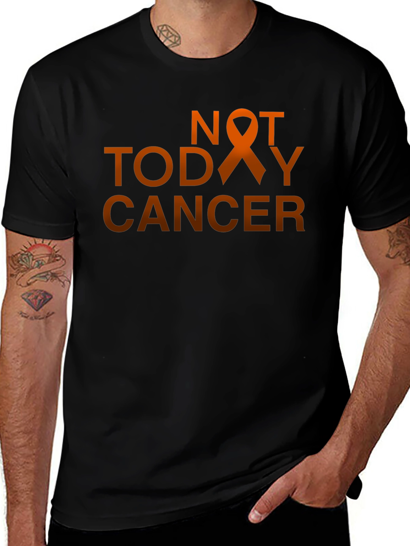 Not Today Cancer T-Shirt - Fight Cancer Awareness