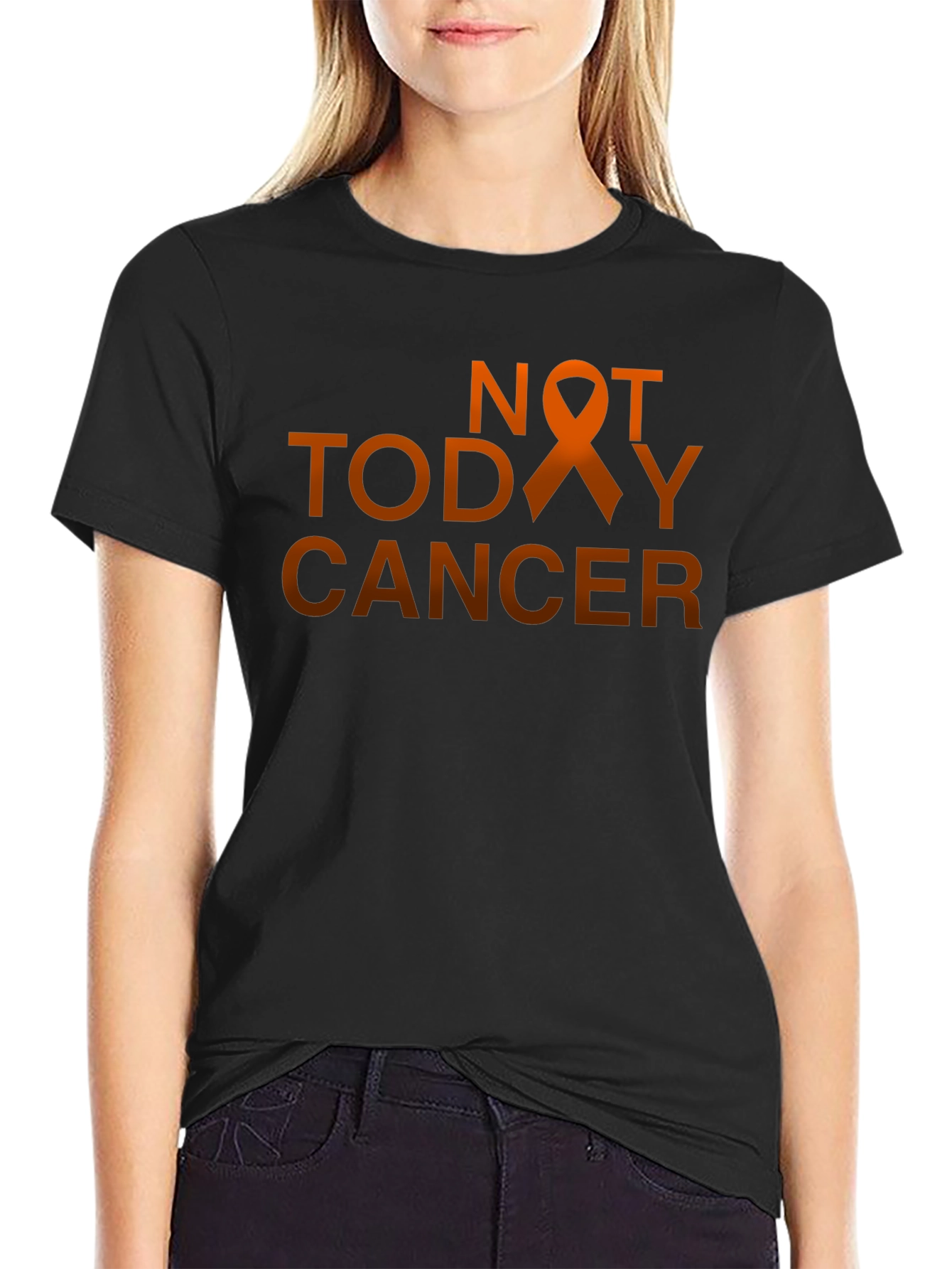 Not Today Cancer T-Shirt - Fight Cancer Awareness