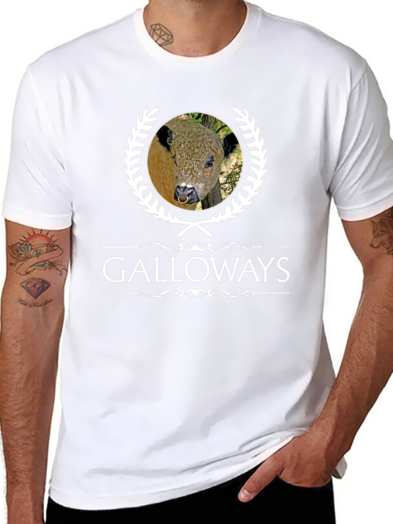 Galloways Bull Graphic Tee - Unique Design T-Shirt