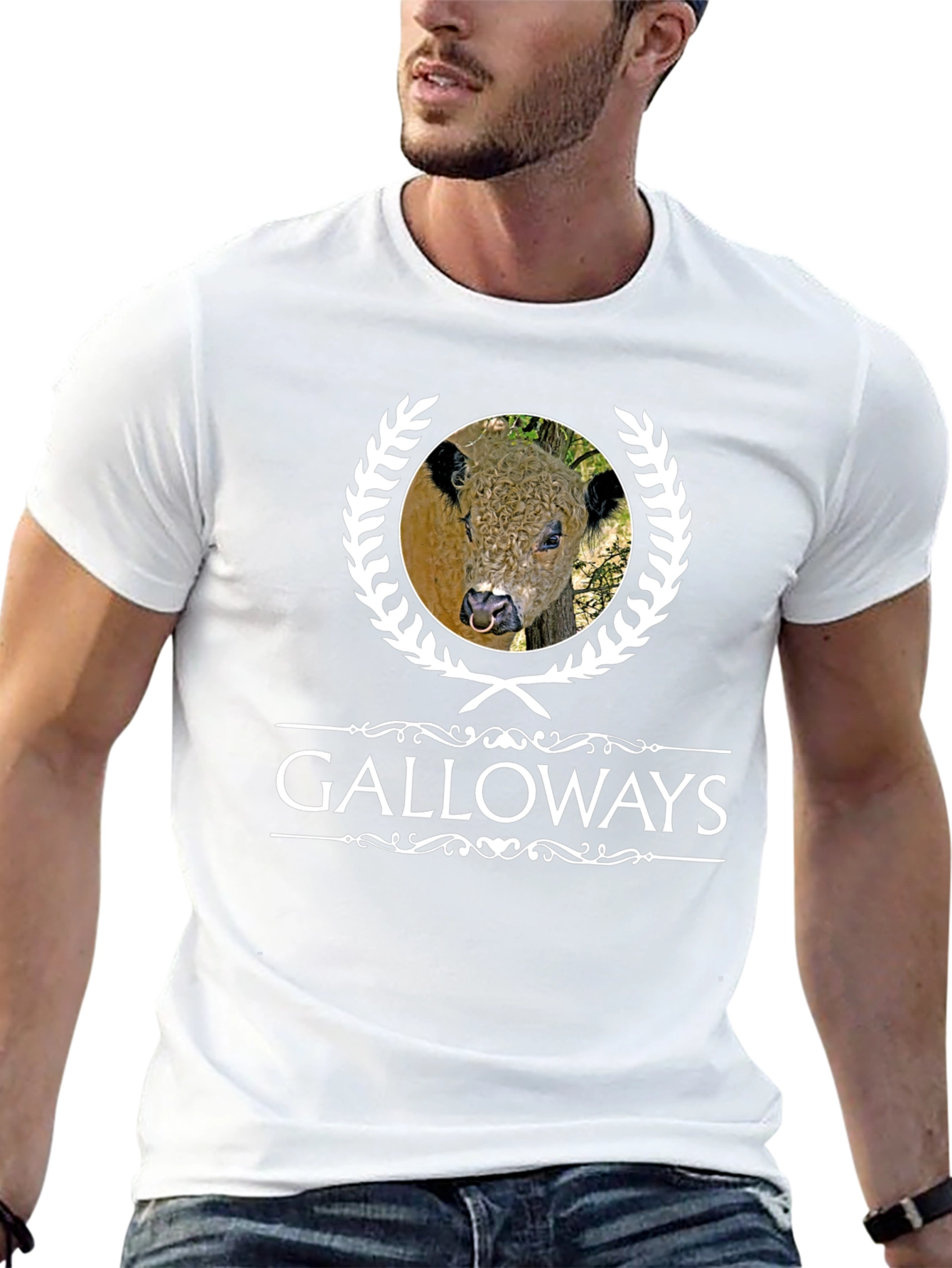 Galloways Bull Graphic Tee - Unique Design T-Shirt