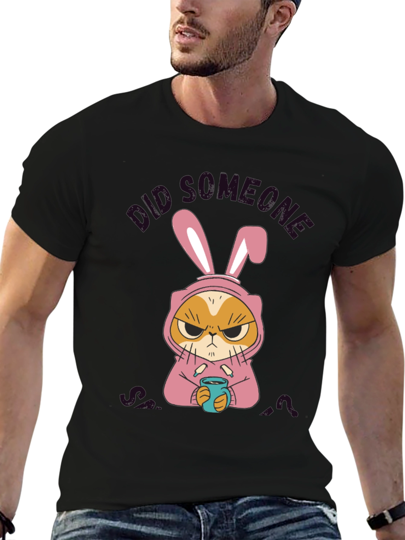 Grumpy Cat Bunny Costume T-Shirt