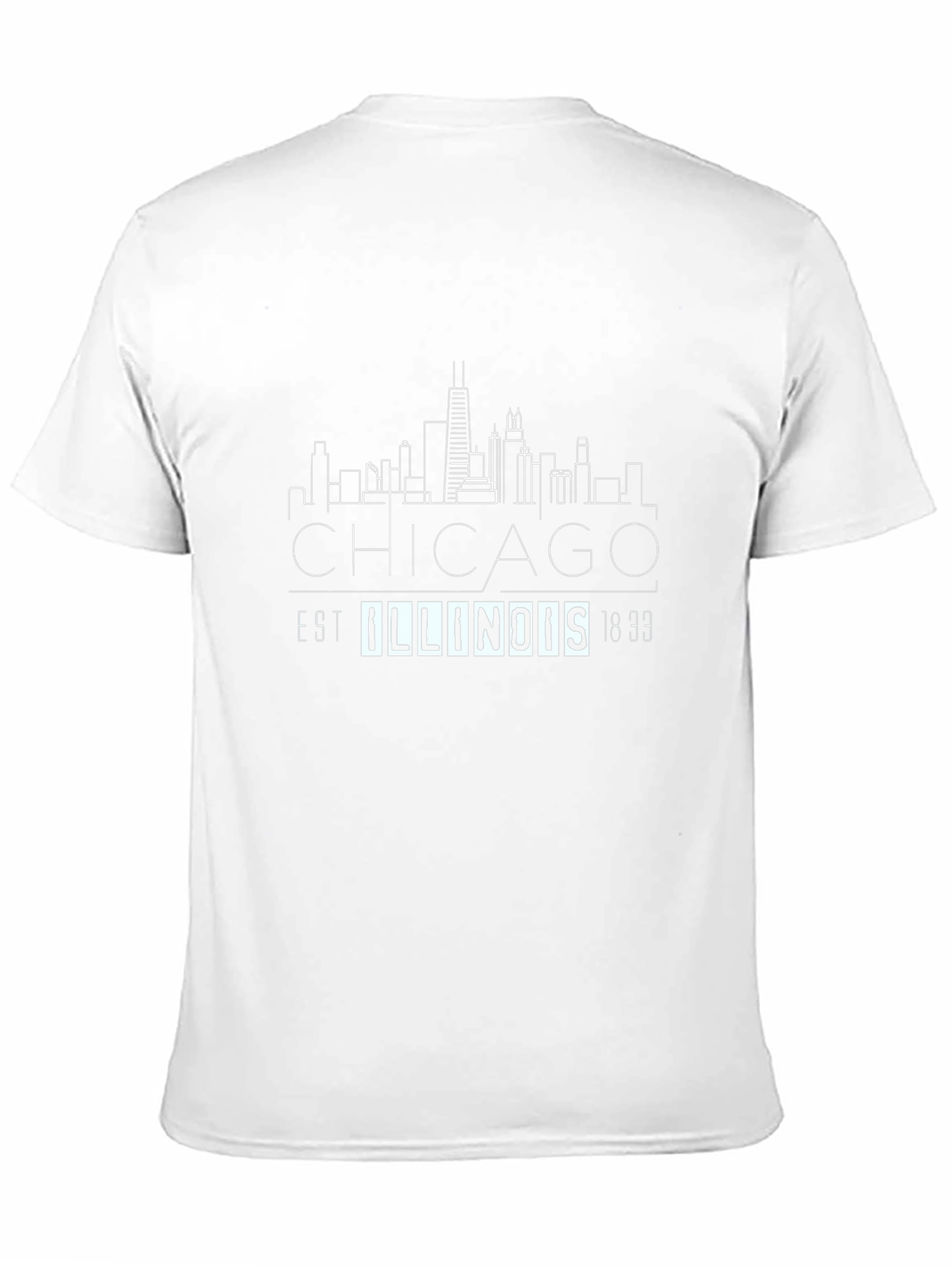 Chicago Illinois Skyline Graphic T-Shirt
