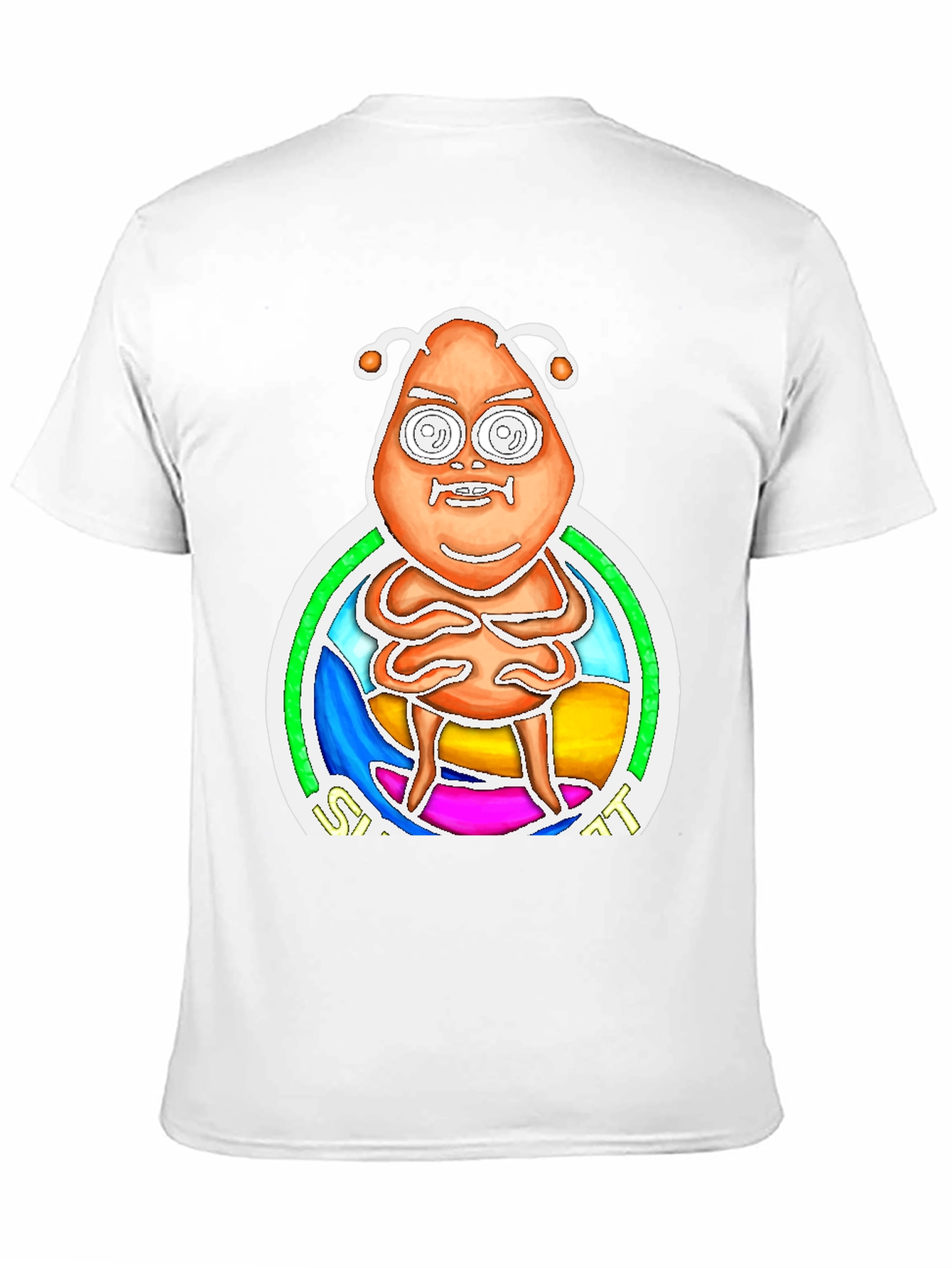 Alien Graphic Print Tee - Quirky Novelty T-Shirt