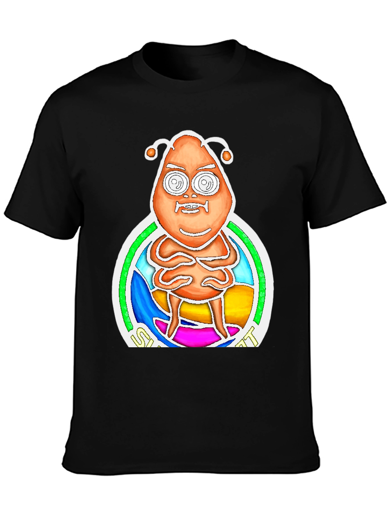 Alien Graphic Print Tee - Quirky Novelty T-Shirt