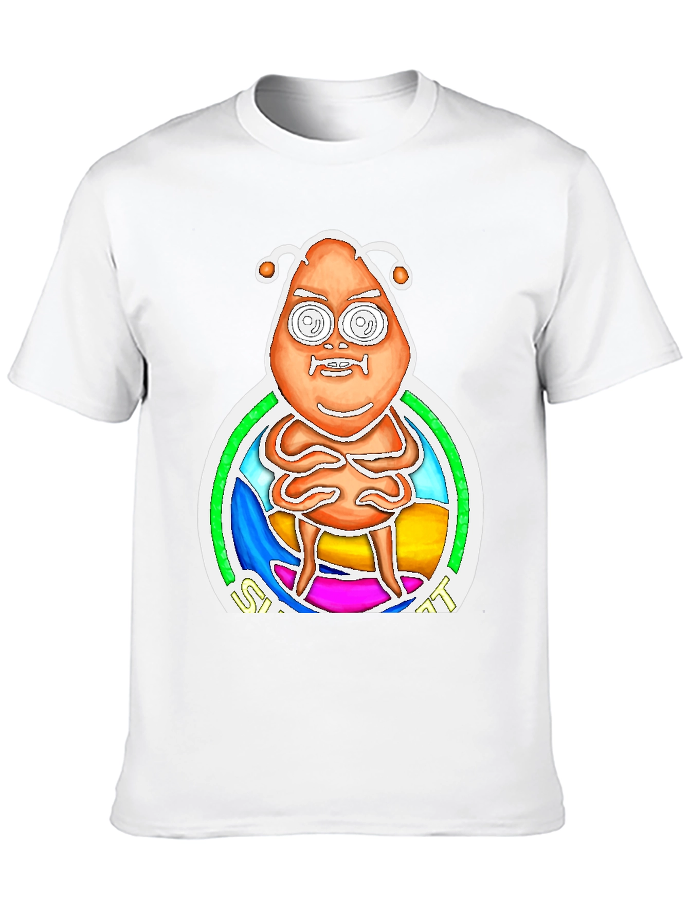 Alien Graphic Print Tee - Quirky Novelty T-Shirt