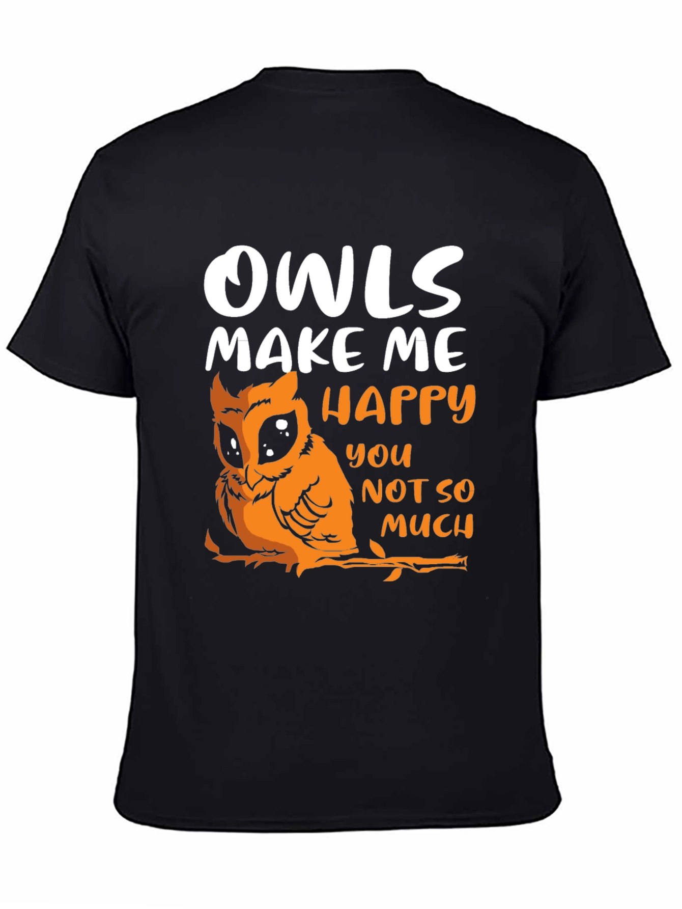 Owls Make Me Happy Graphic Tee
