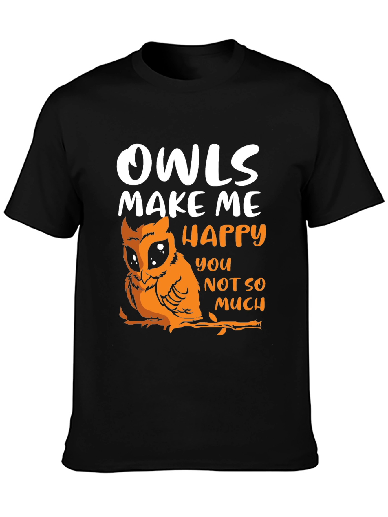 Owls Make Me Happy Graphic Tee
