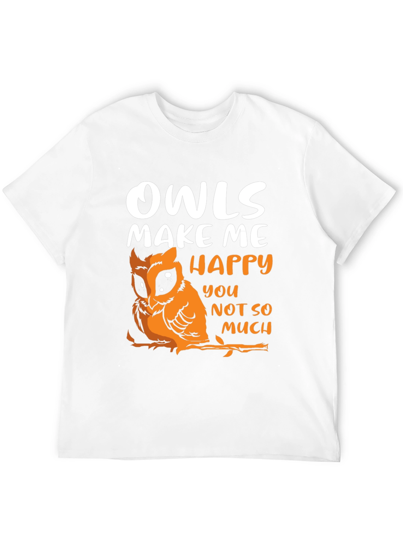 Owls Make Me Happy Graphic Tee