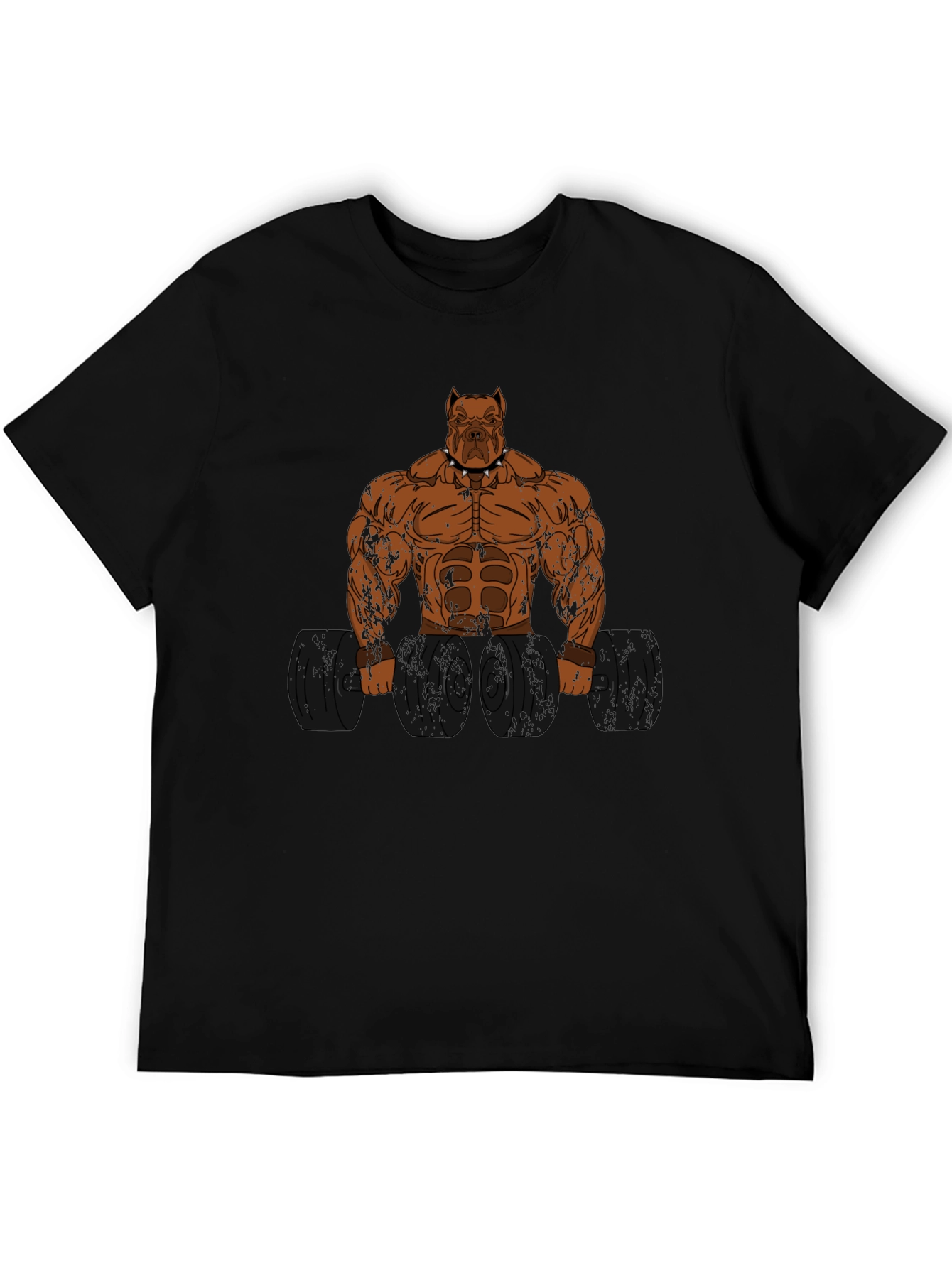 Pitbull Bodybuilder Graphic T-Shirt