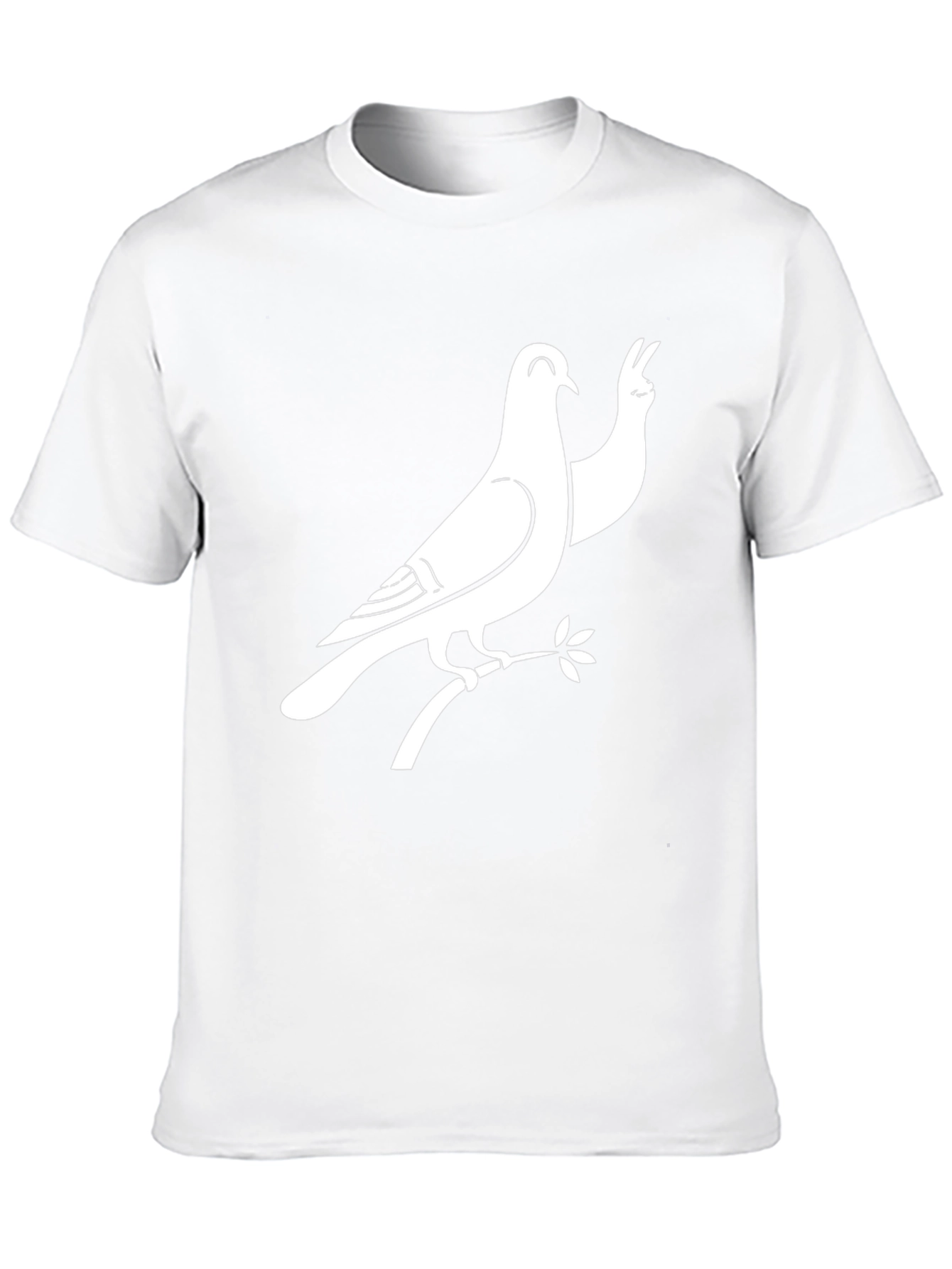 Peace Dove Graphic Tee - Soft Cotton Black T-Shirt