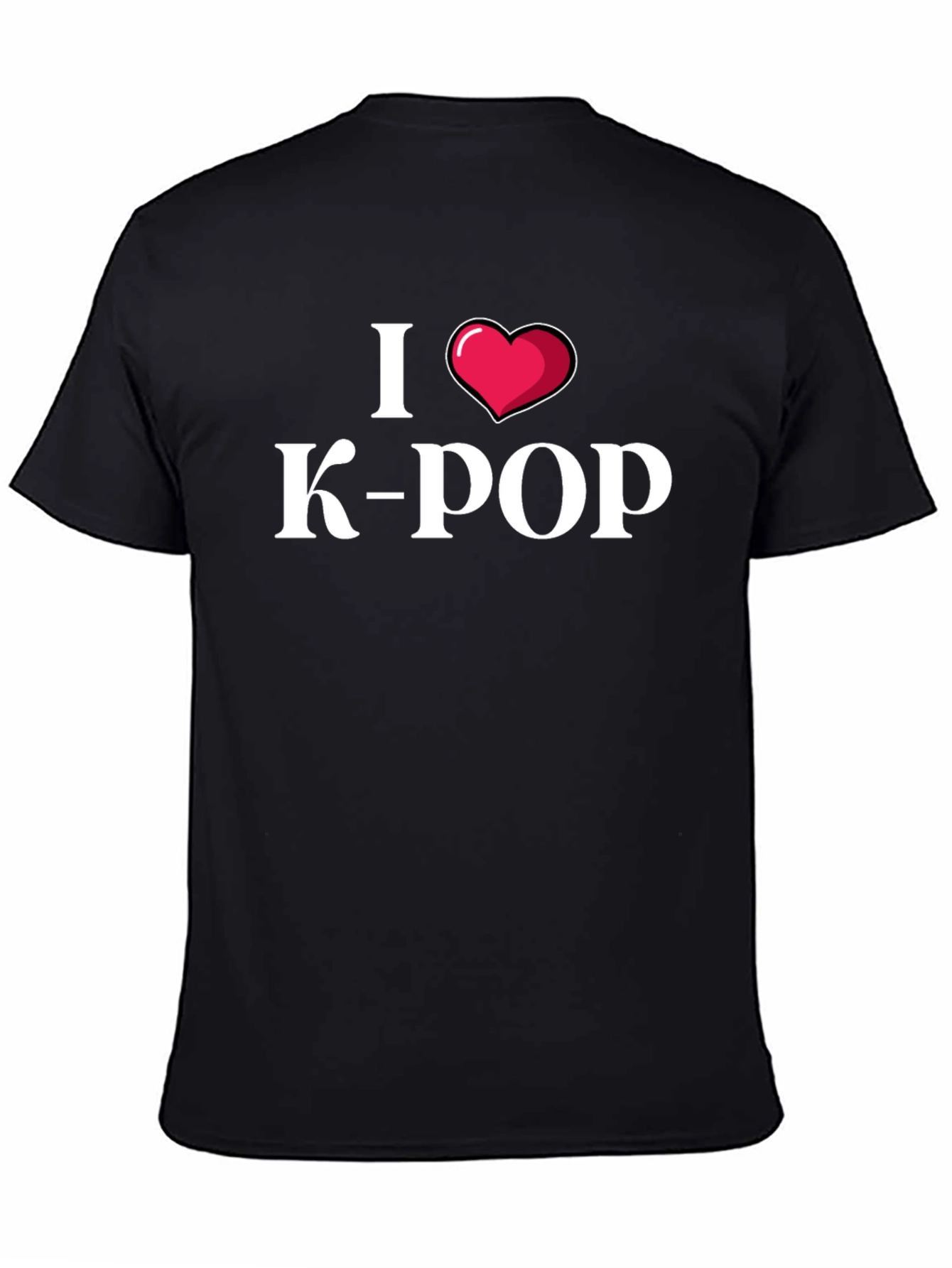 I Heart K-Pop Black T-Shirt