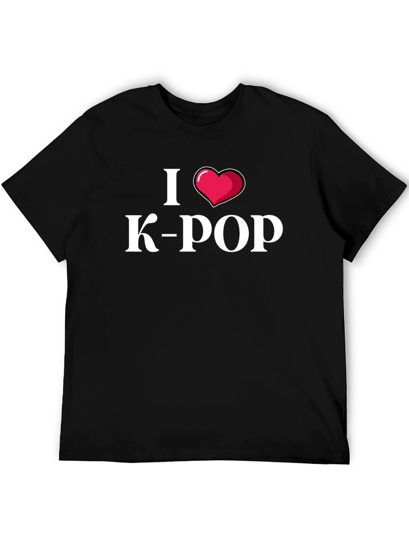 I Heart K-Pop Black T-Shirt