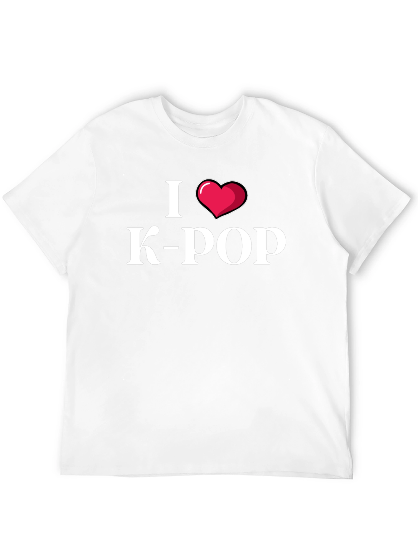 I Heart K-Pop Black T-Shirt