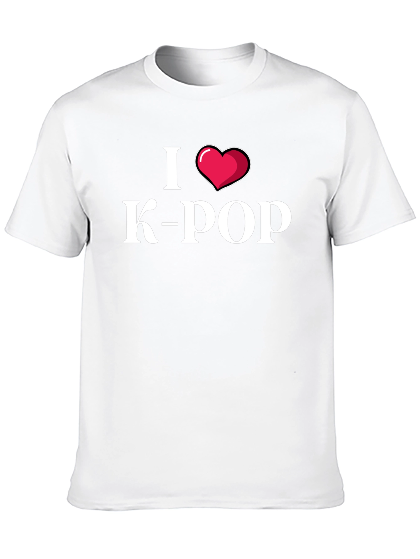 I Heart K-Pop Black T-Shirt