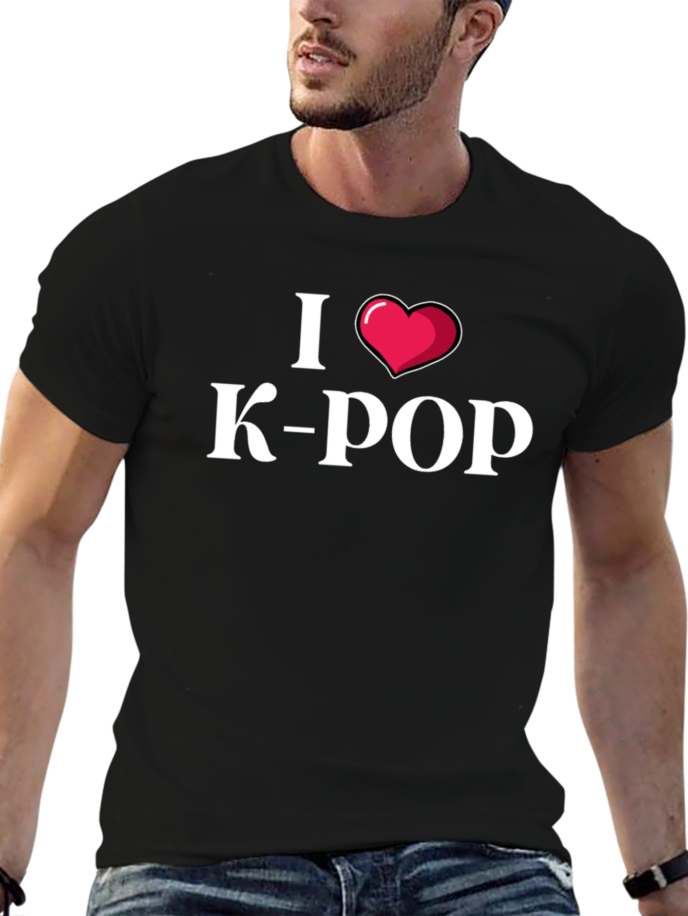 I Heart K-Pop Black T-Shirt