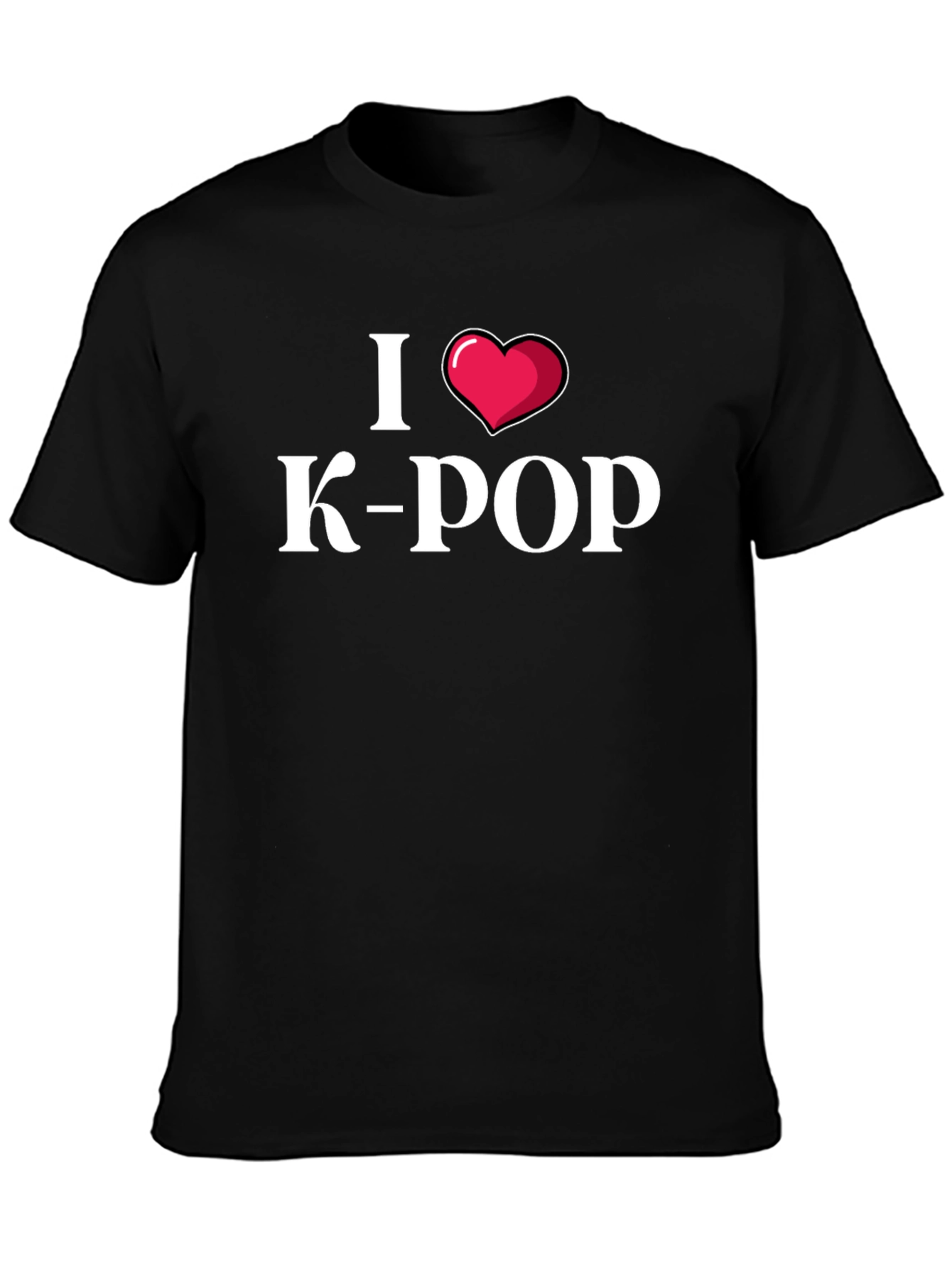 I Heart K-Pop Black T-Shirt