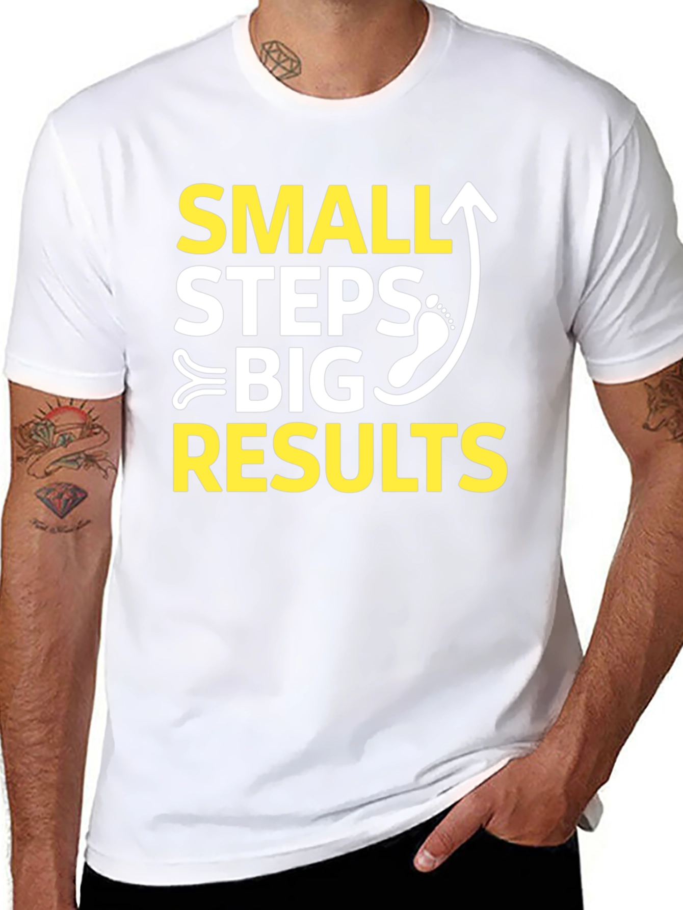 Small Steps Big Results Graphic T-Shirt