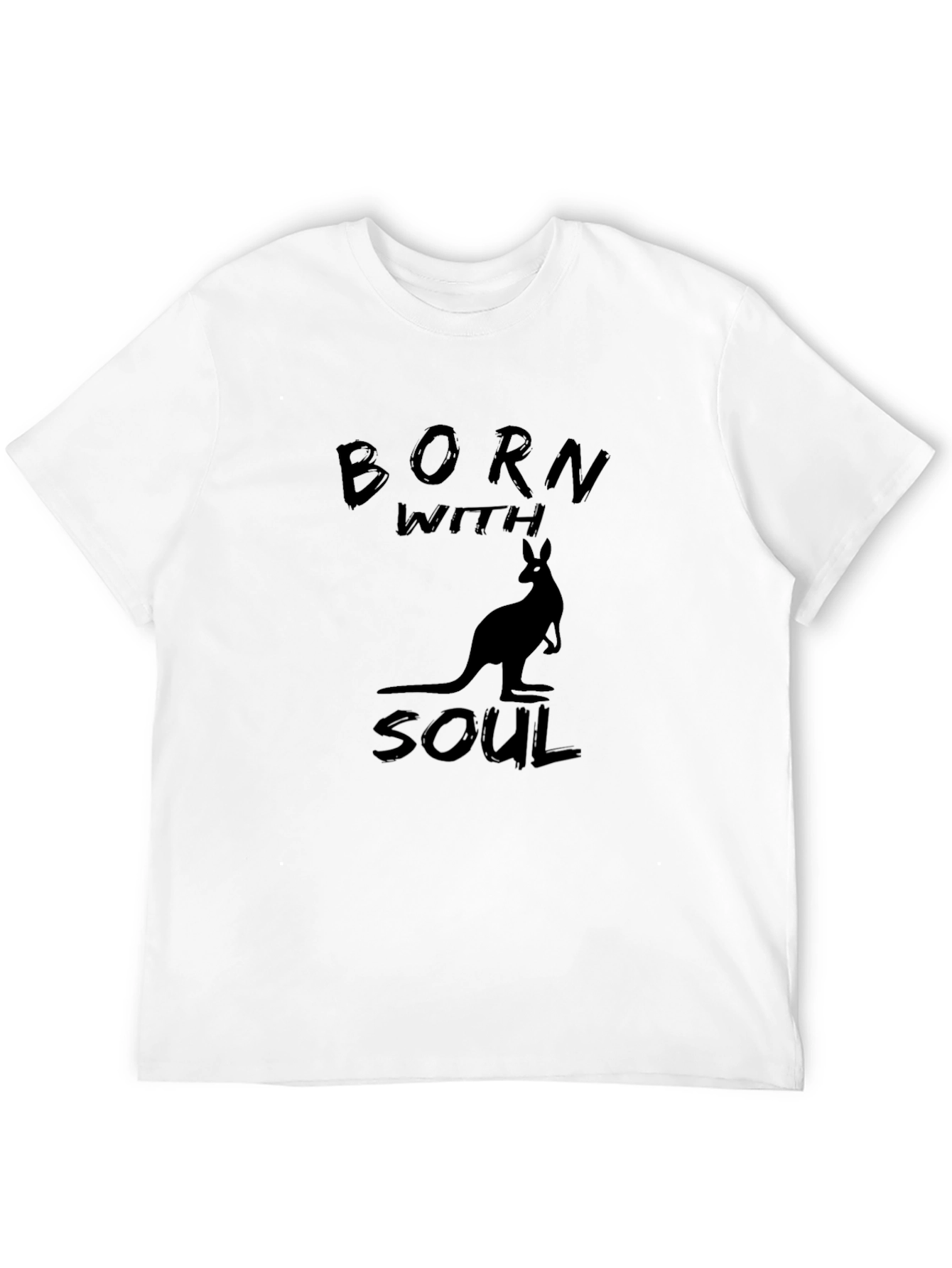 Born With Soul Black Graphic Tee