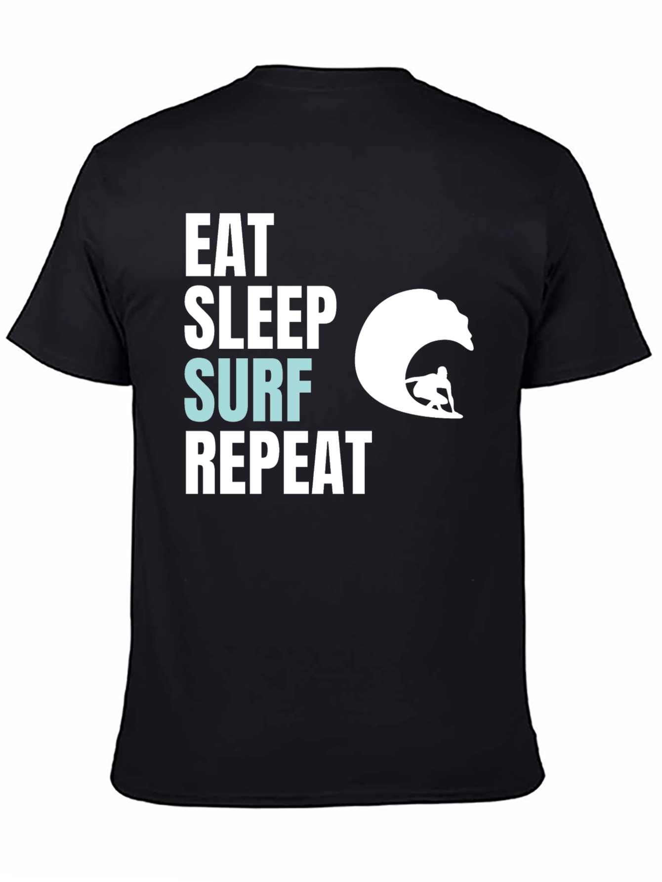 Eat Sleep Surf Repeat Graphic Tee