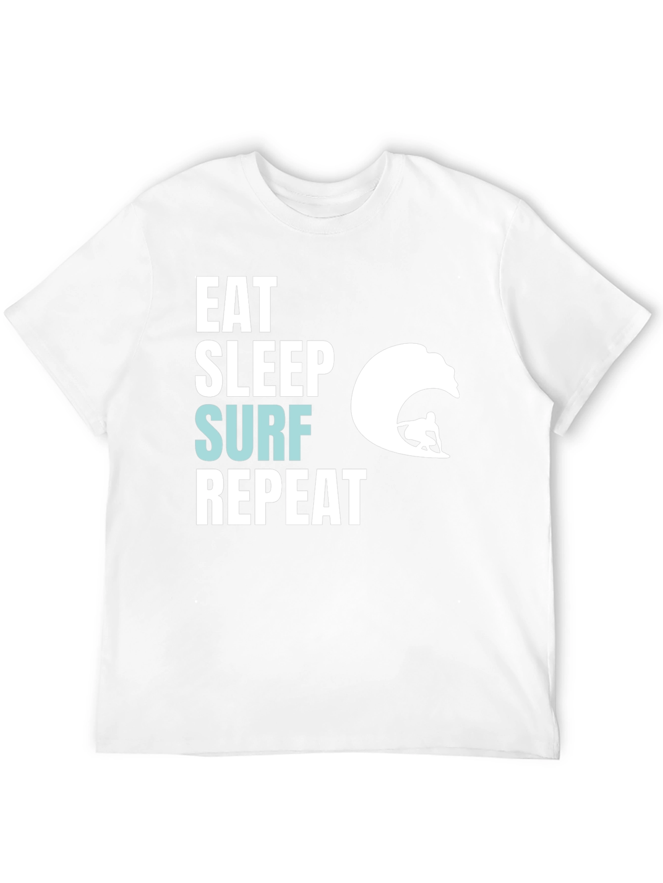 Eat Sleep Surf Repeat Graphic Tee