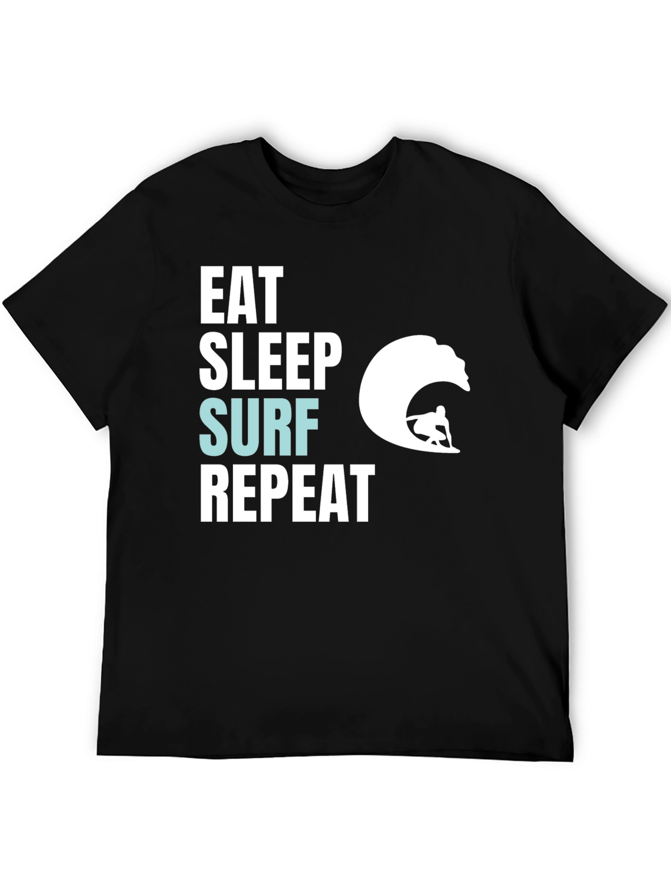 Eat Sleep Surf Repeat Graphic Tee
