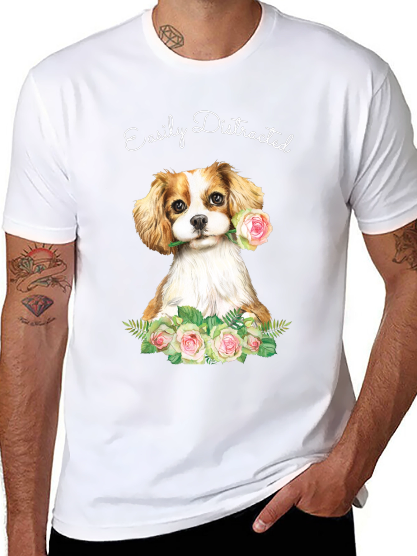 Easily Distracted Dog T-Shirt