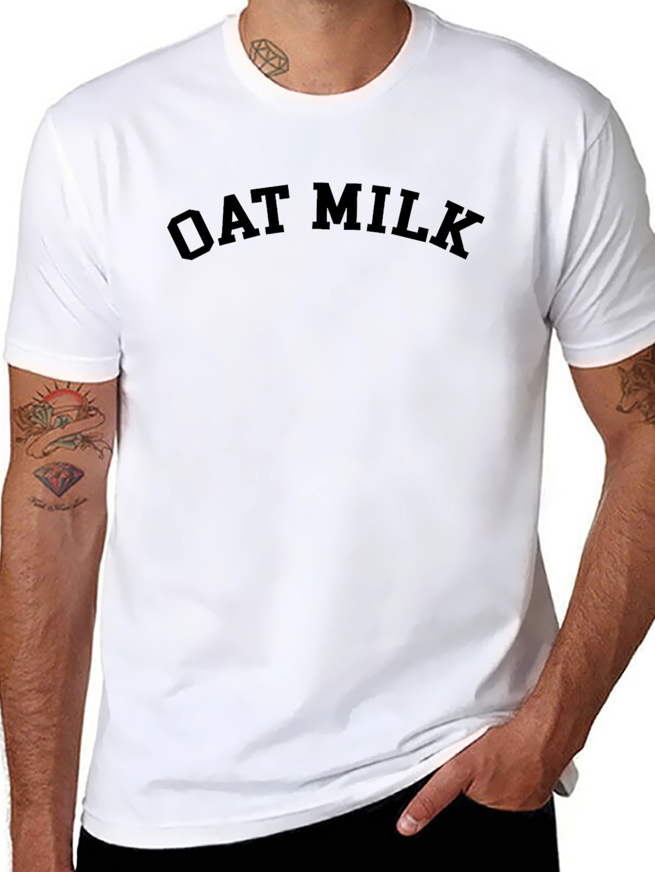 Oat Milk Tee - Vegan Lifestyle T-Shirt