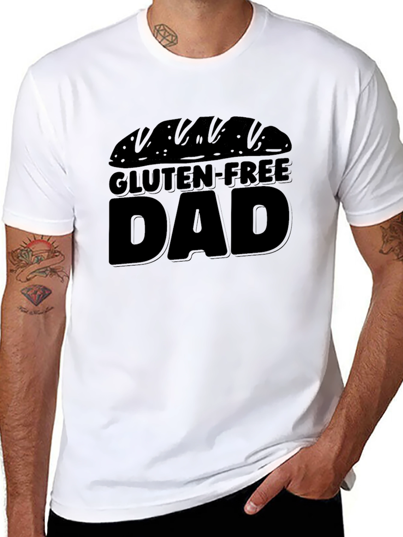 Gluten-Free Dad T-Shirt - Bread Lovers Tee