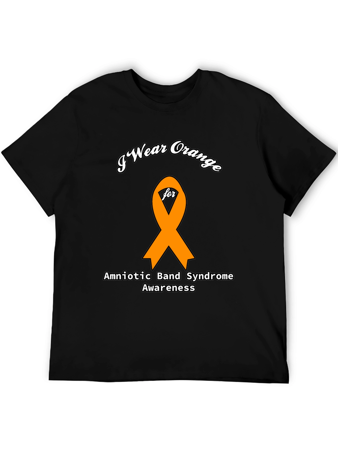 Orange Ribbon Amniotic Band Syndrome Awareness T-Shirt