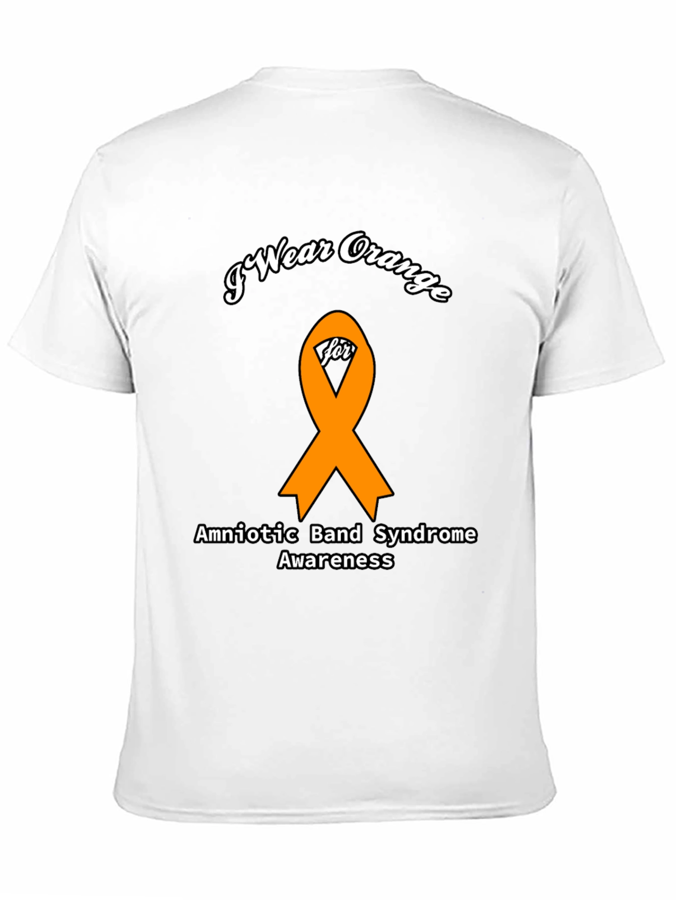 Orange Ribbon Amniotic Band Syndrome Awareness T-Shirt