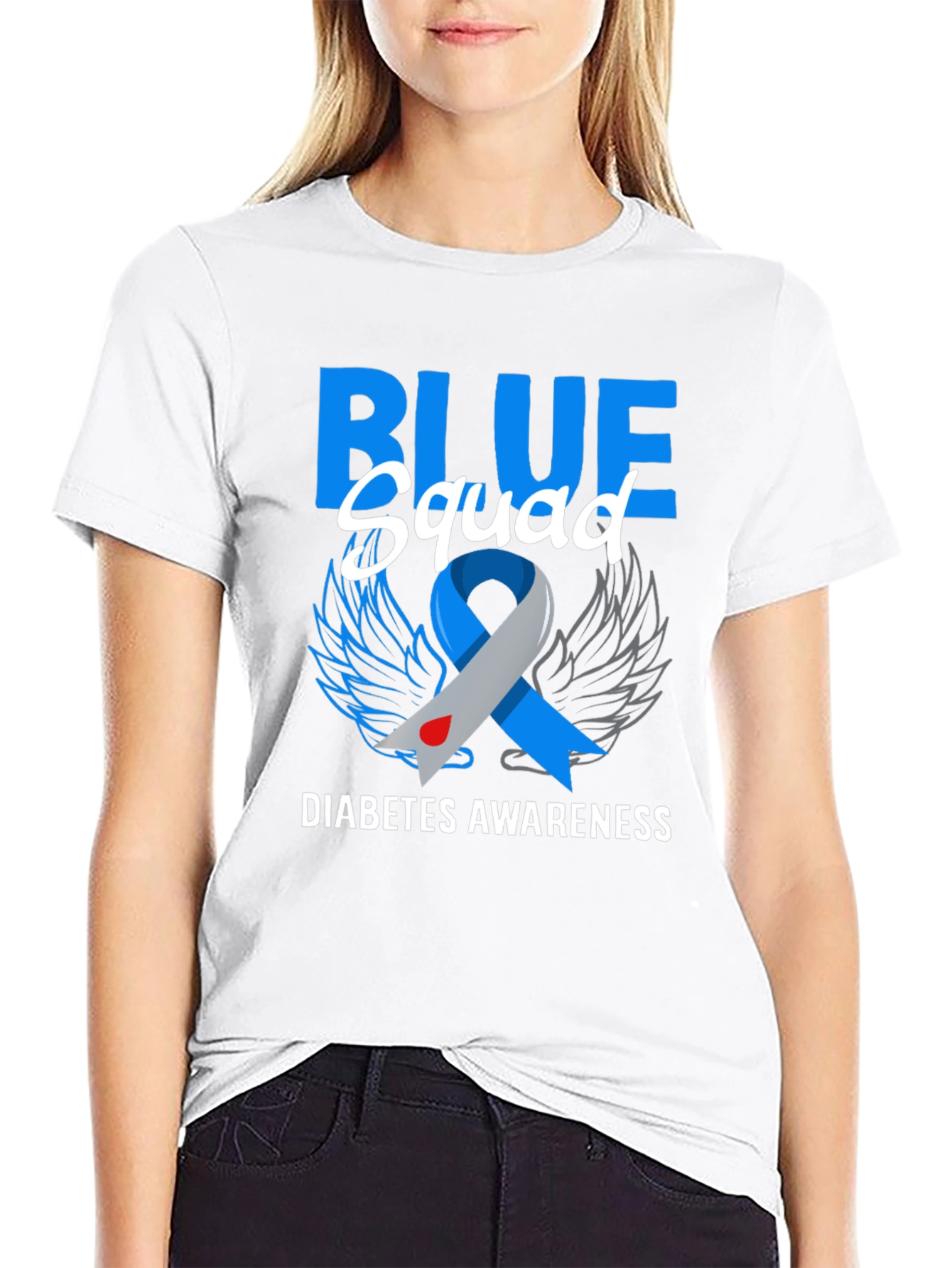 Blue Squad Diabetes Awareness T-Shirt
