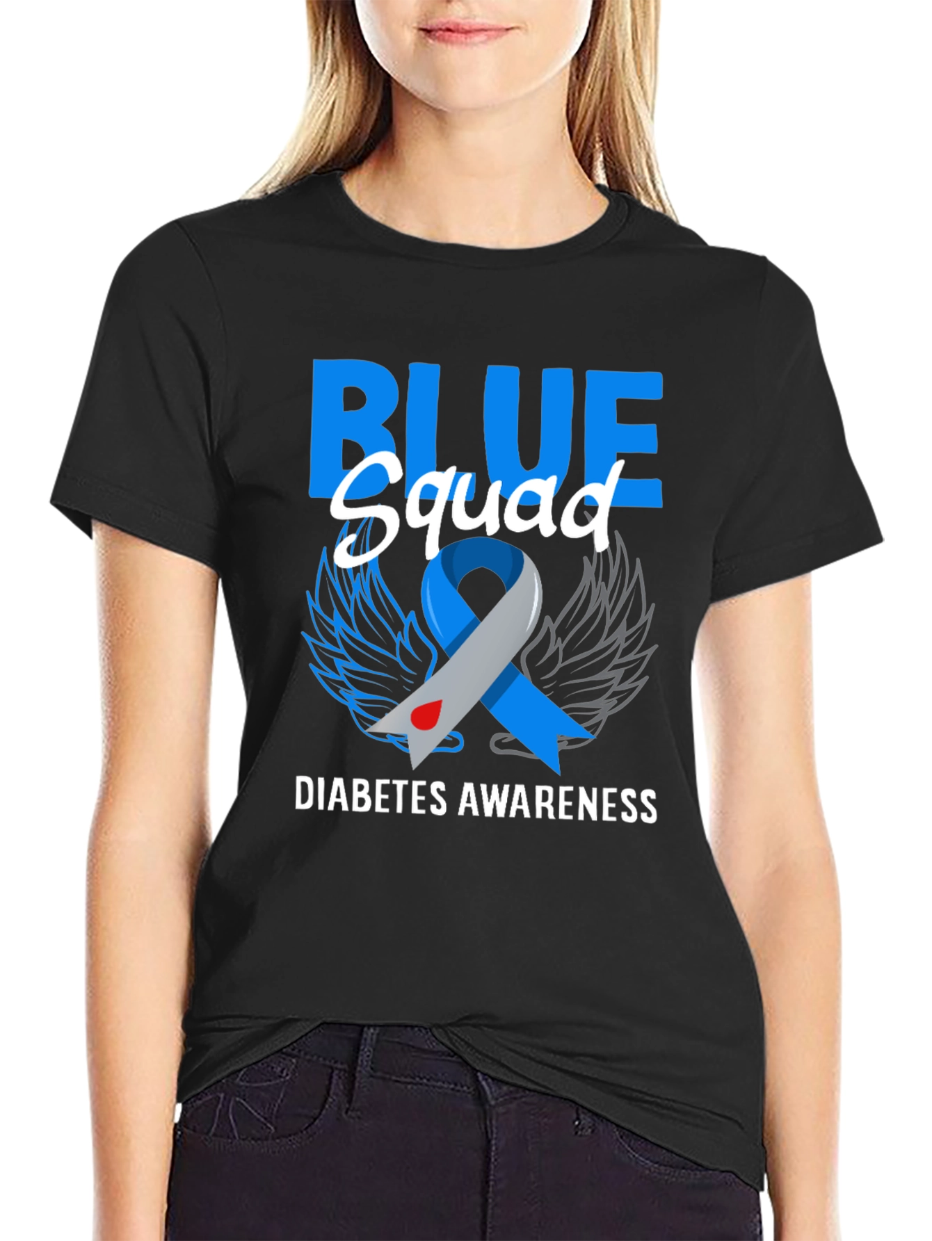 Blue Squad Diabetes Awareness T-Shirt