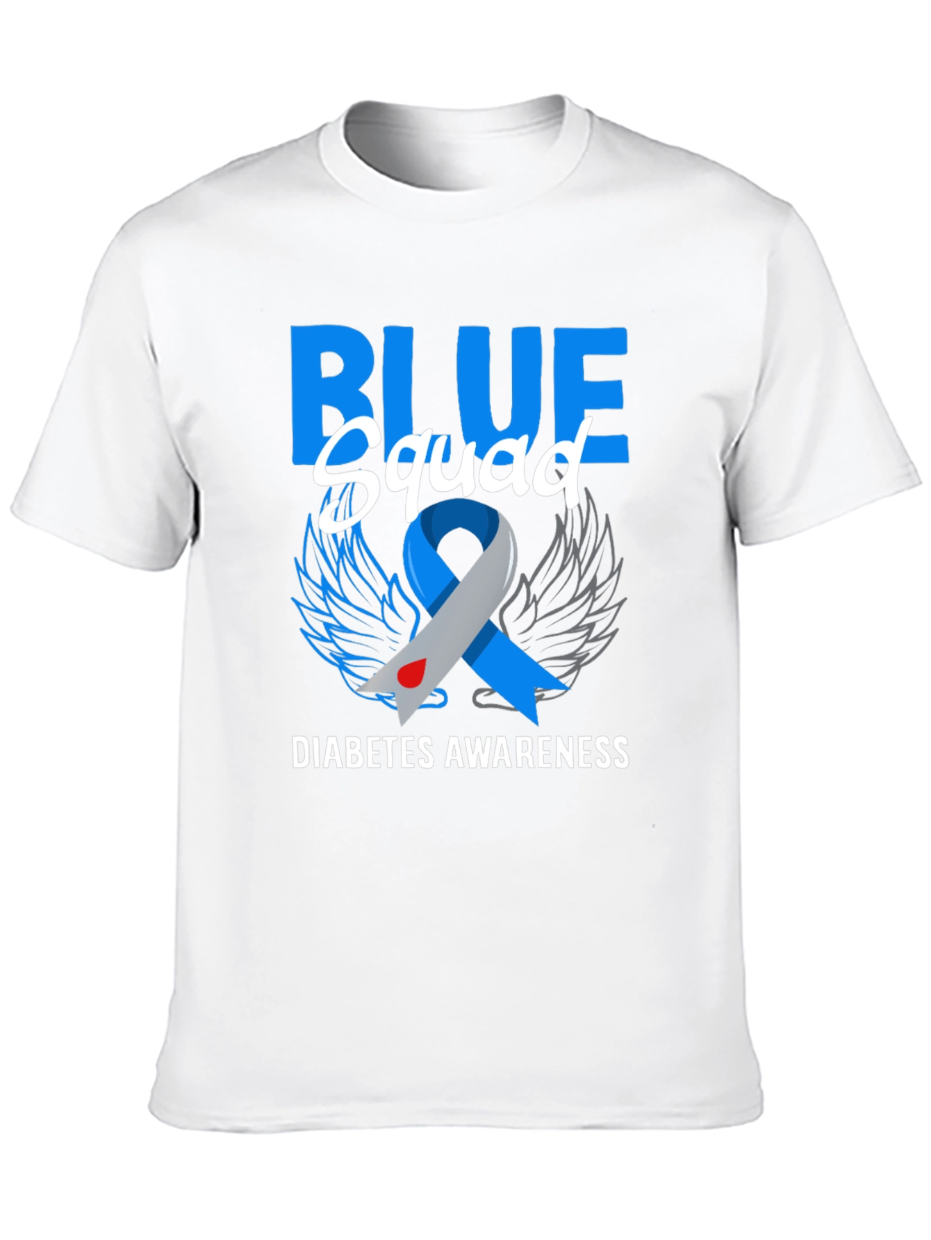 Blue Squad Diabetes Awareness T-Shirt