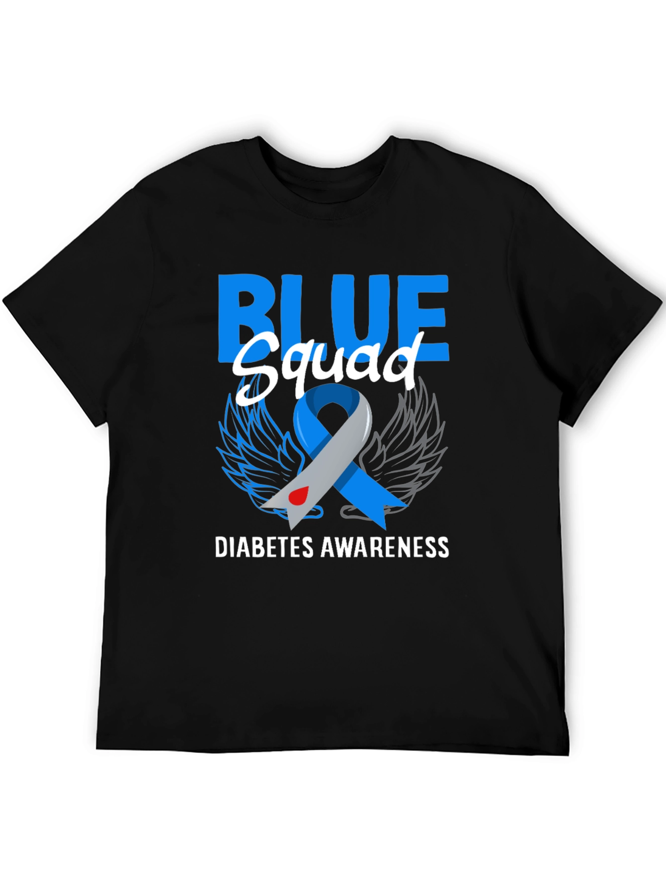 Blue Squad Diabetes Awareness T-Shirt