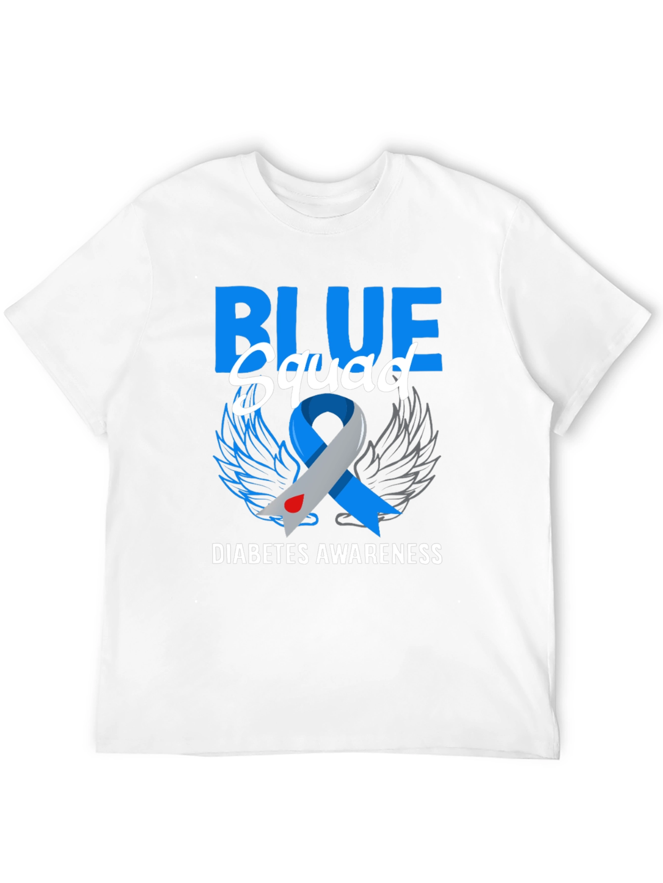 Blue Squad Diabetes Awareness T-Shirt