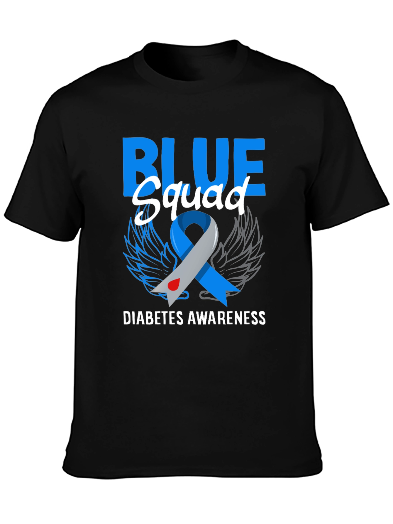 Blue Squad Diabetes Awareness T-Shirt