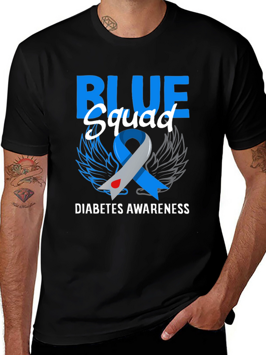 Blue Squad Diabetes Awareness T-Shirt