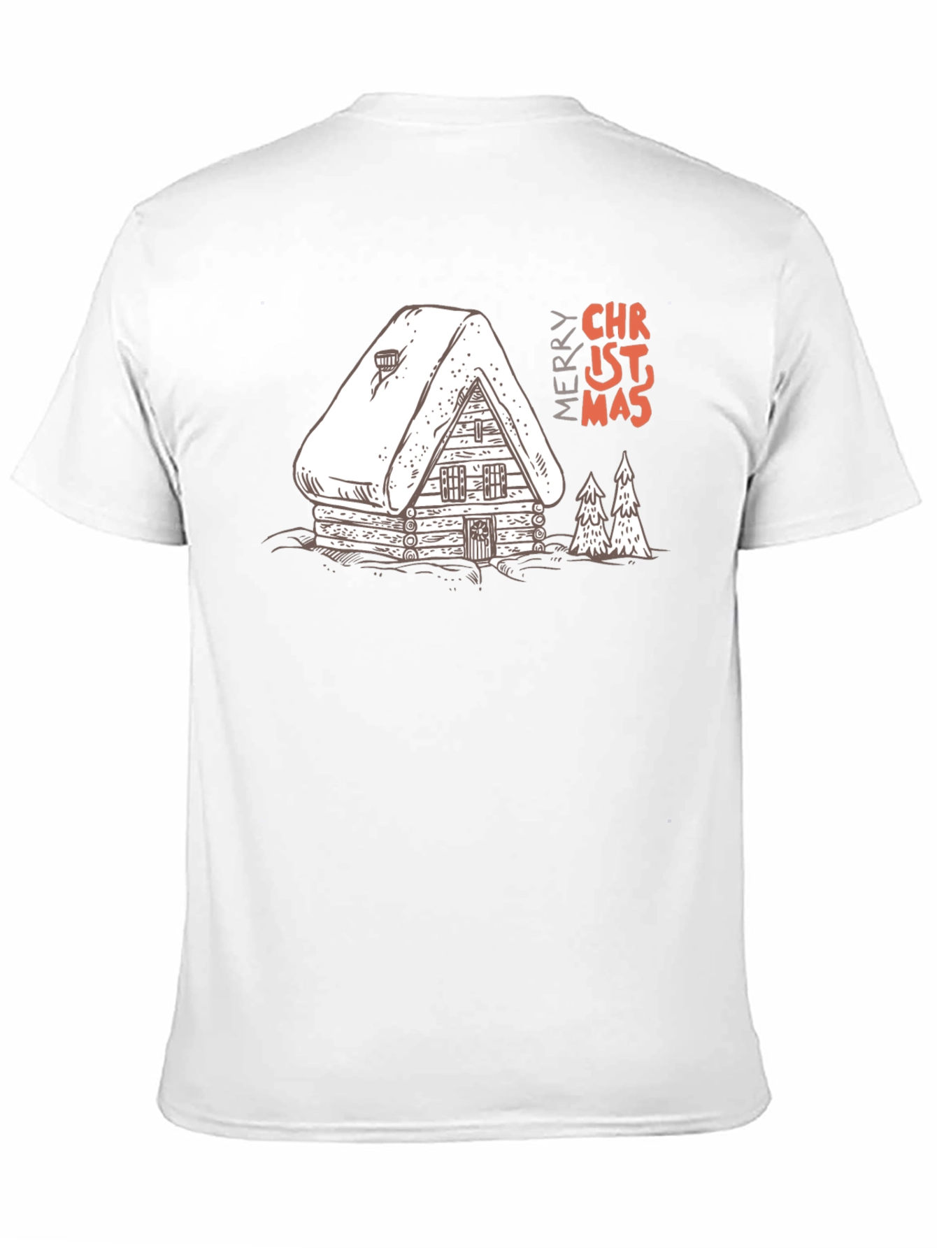 Christmas Cabin T-Shirt - Holiday Graphic Tee