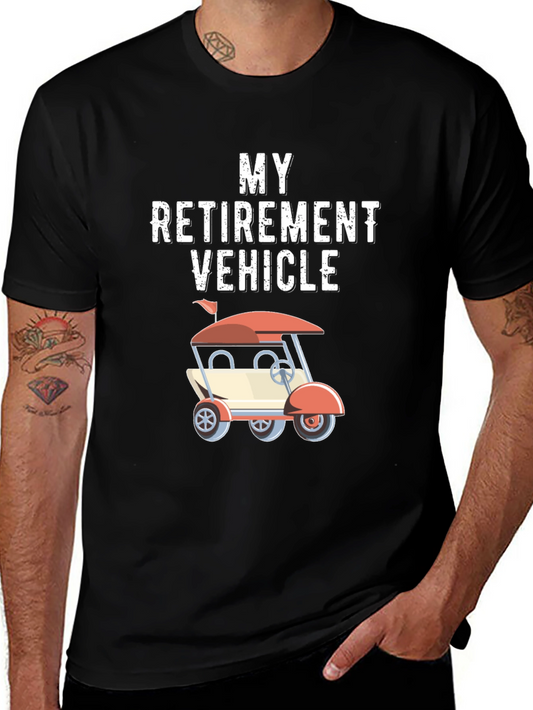 Retirement Vehicle Golf Cart T-Shirt