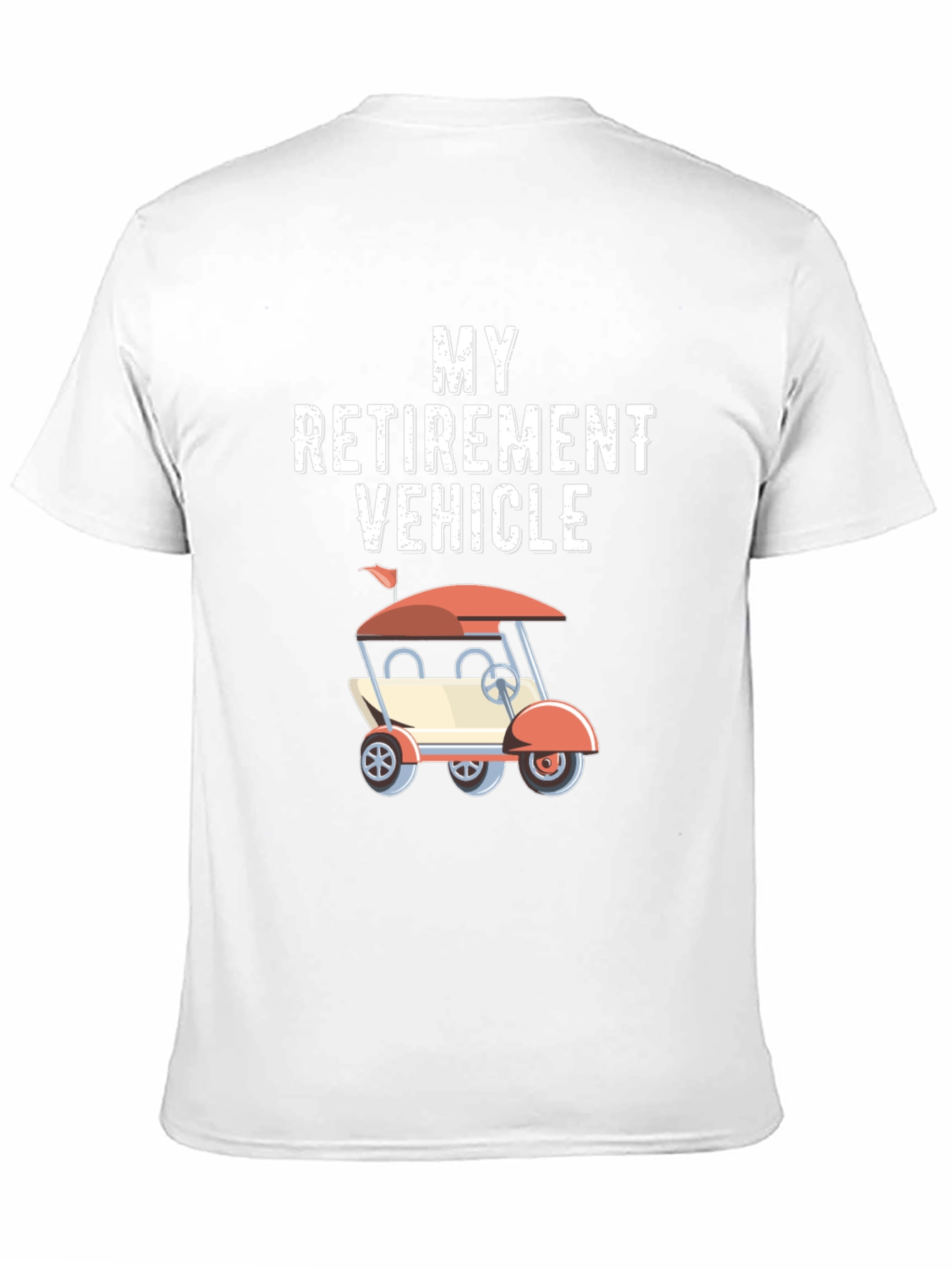 Retirement Vehicle Golf Cart T-Shirt