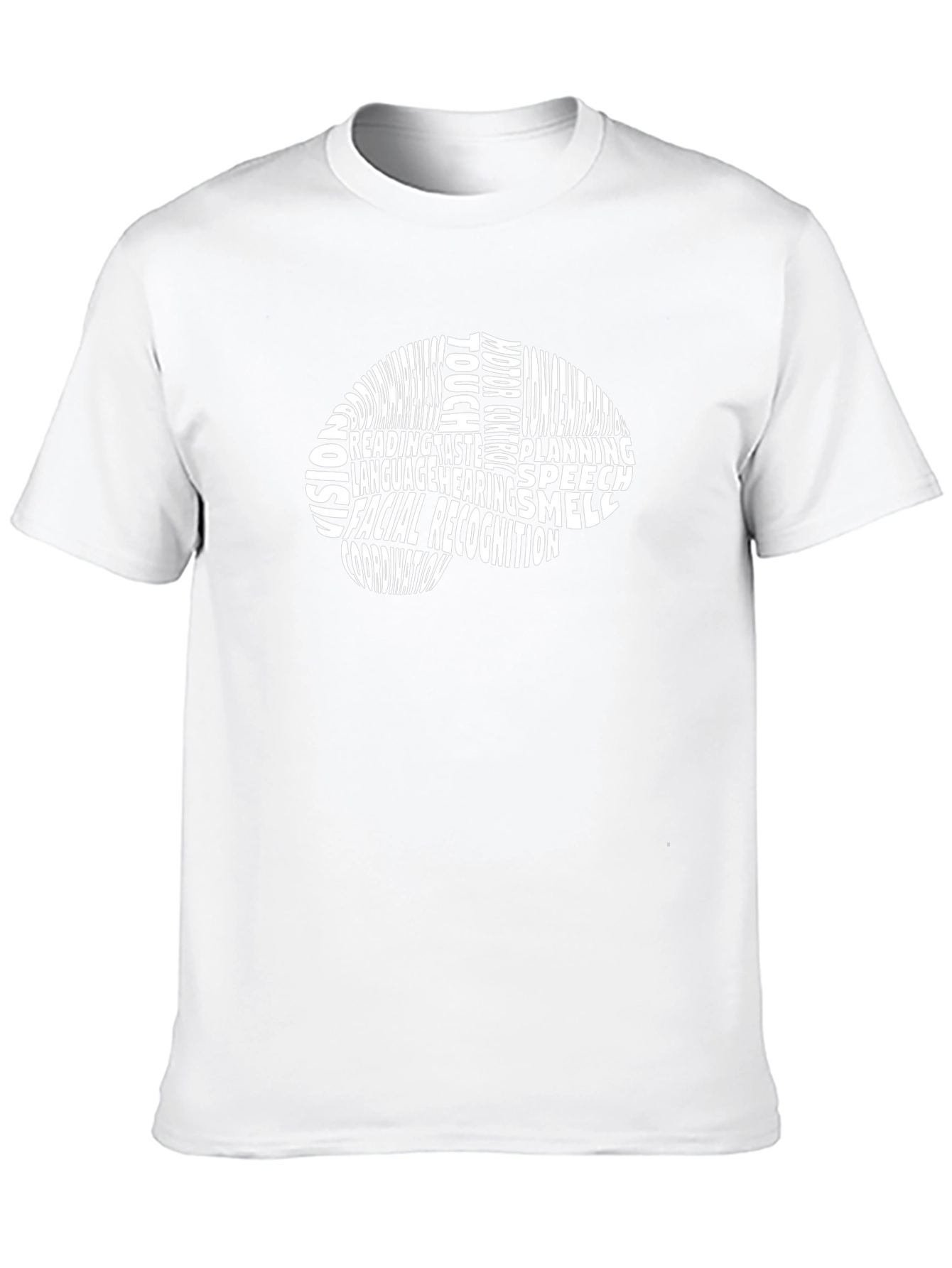 Brain Function T-Shirt - Black Crew Neck Tee