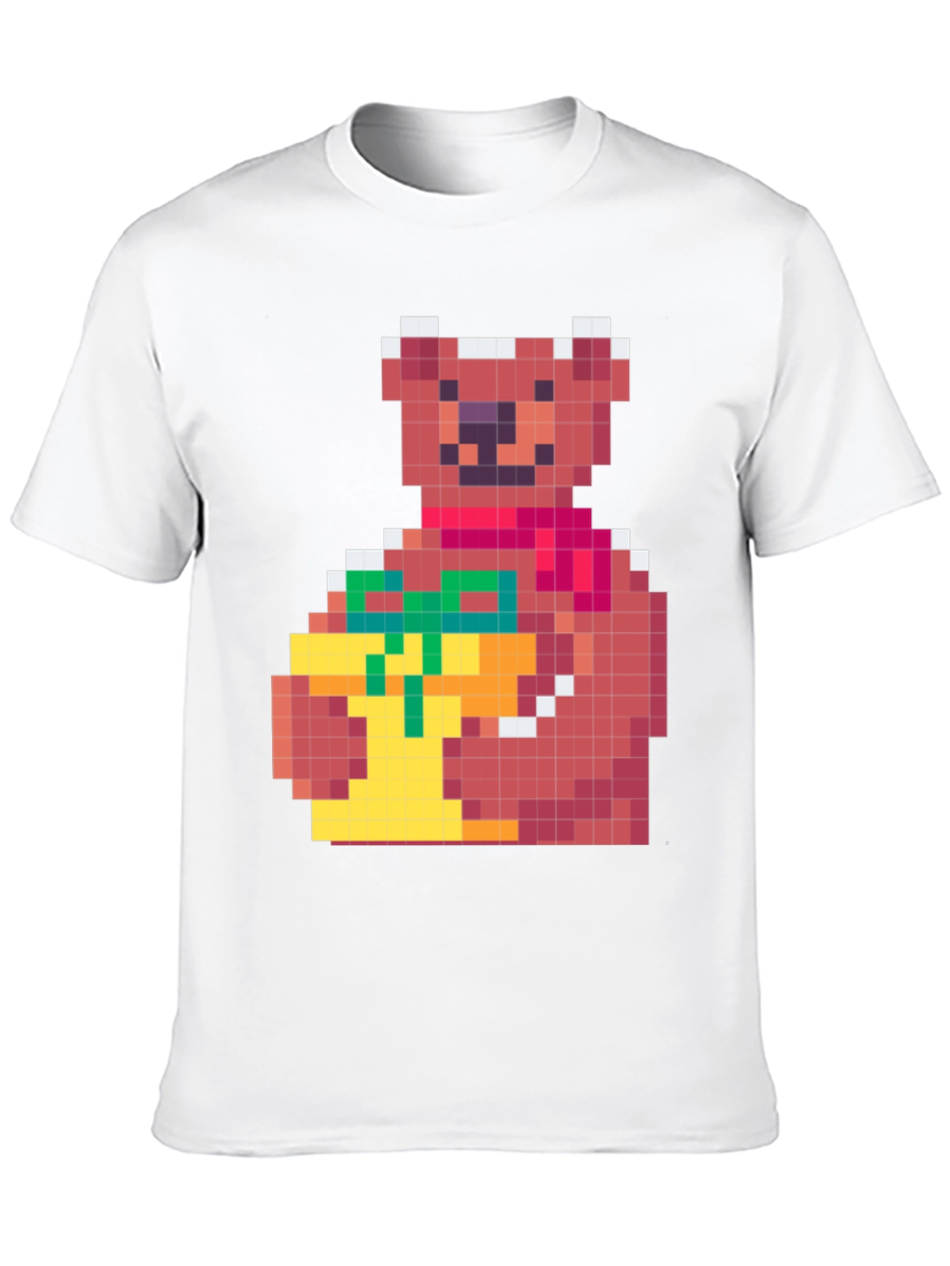 Pixelated Bear with Gift T-Shirt