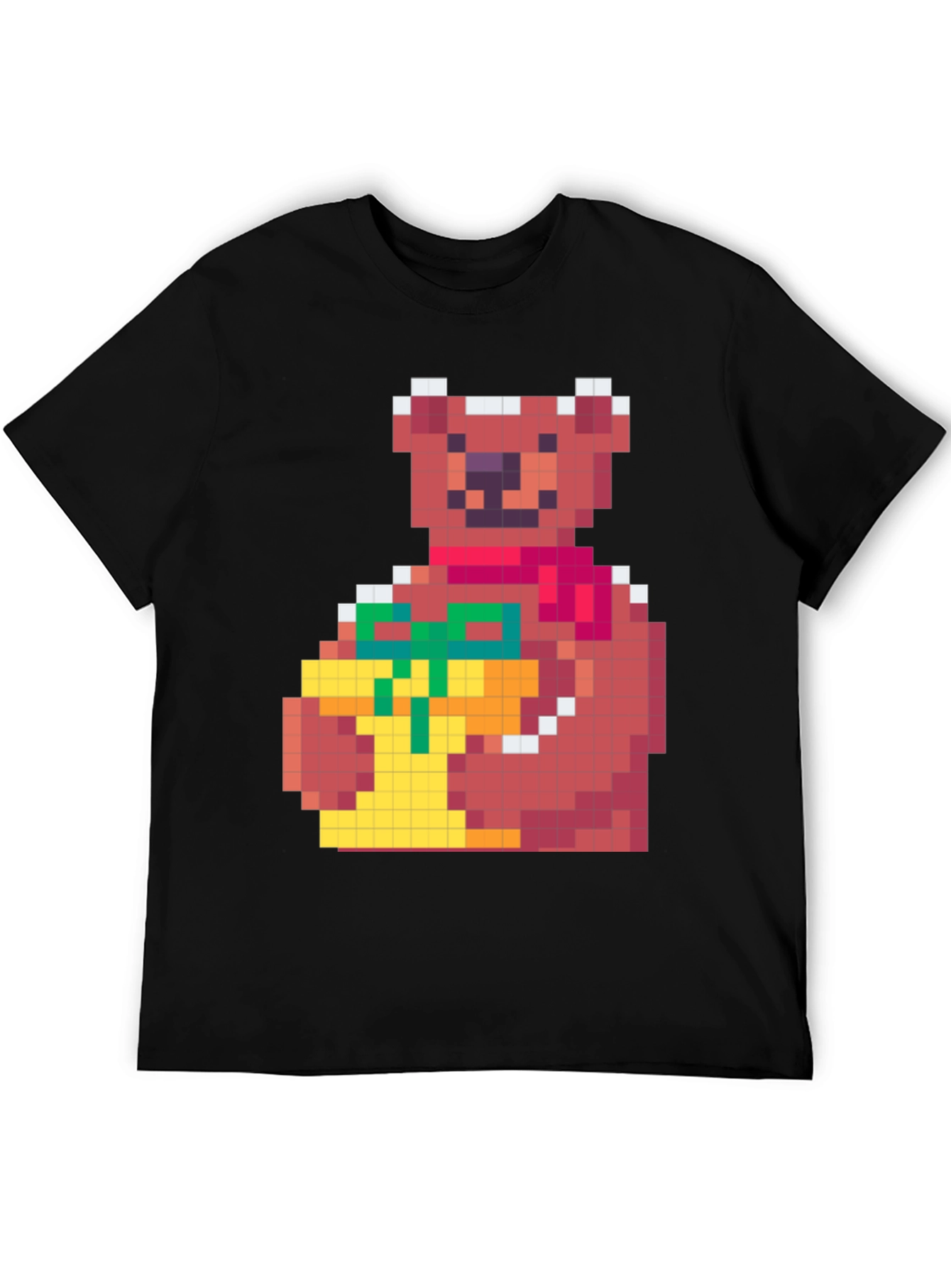 Pixelated Bear with Gift T-Shirt