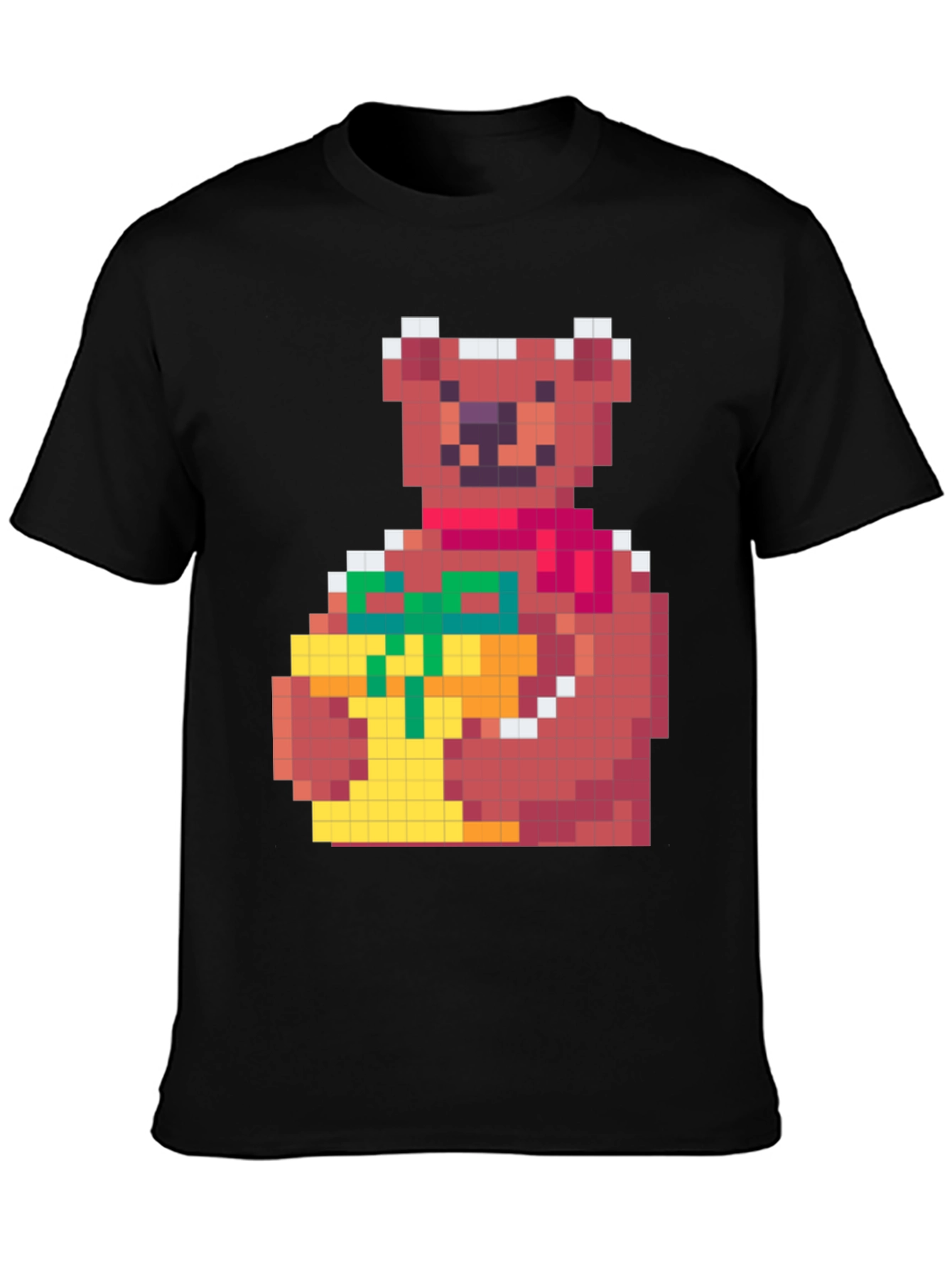 Pixelated Bear with Gift T-Shirt