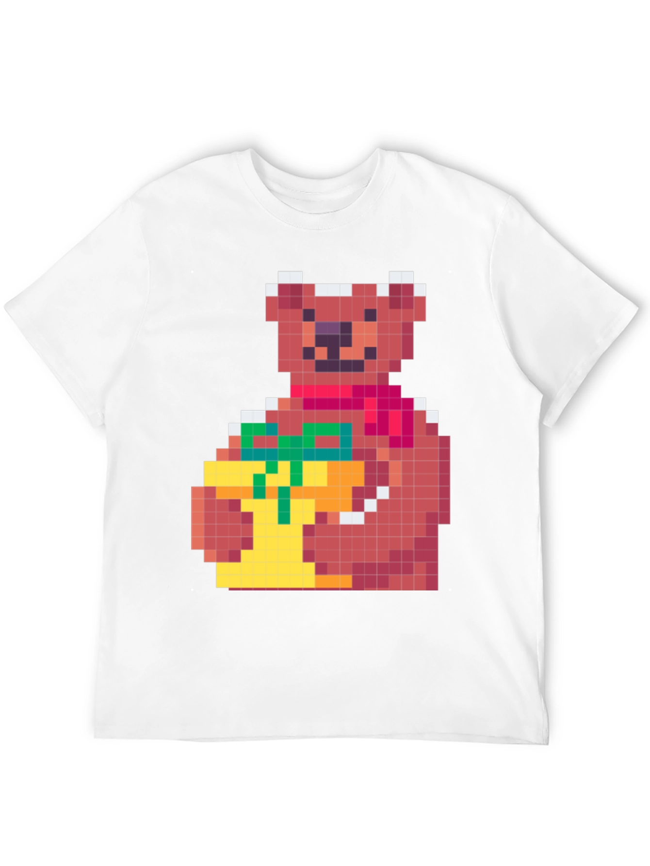 Pixelated Bear with Gift T-Shirt