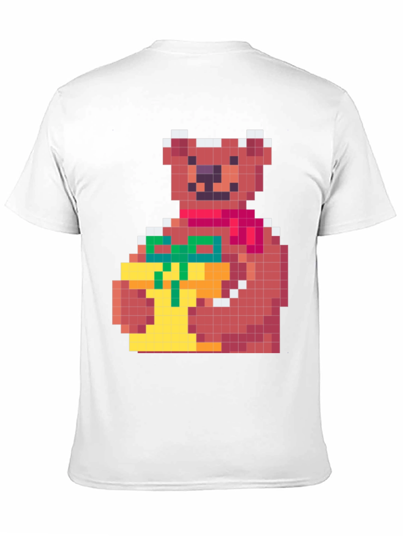 Pixelated Bear with Gift T-Shirt